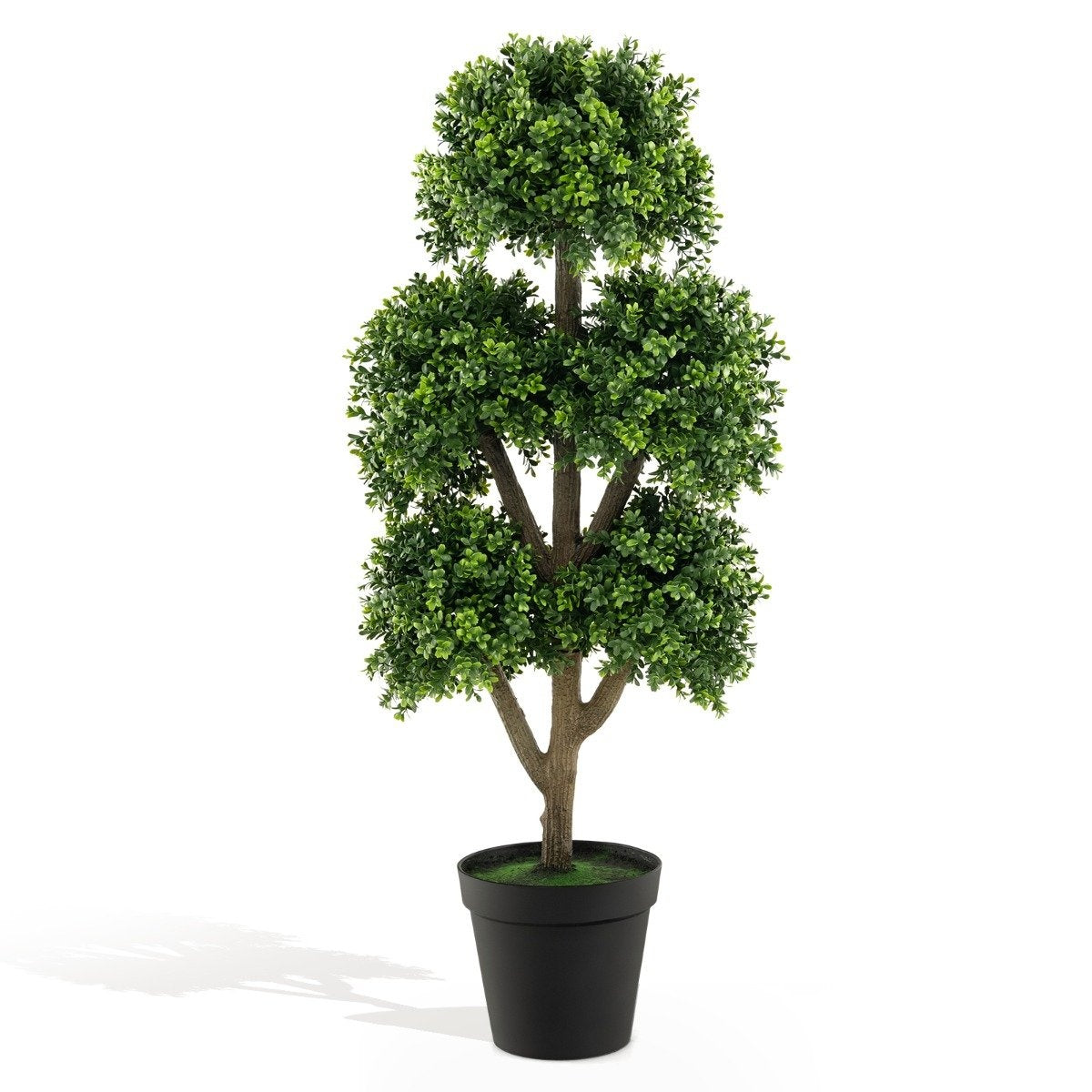 115 cm artificial boxwood in a pot with 5 balls artificial plant decorative plant ball tree