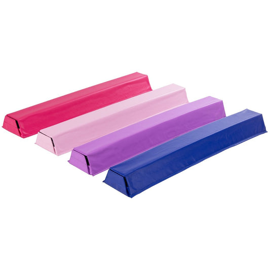 117CM Gymnastics Balance Beam Training Gymnastics Beam Durable Fitness PU Purple