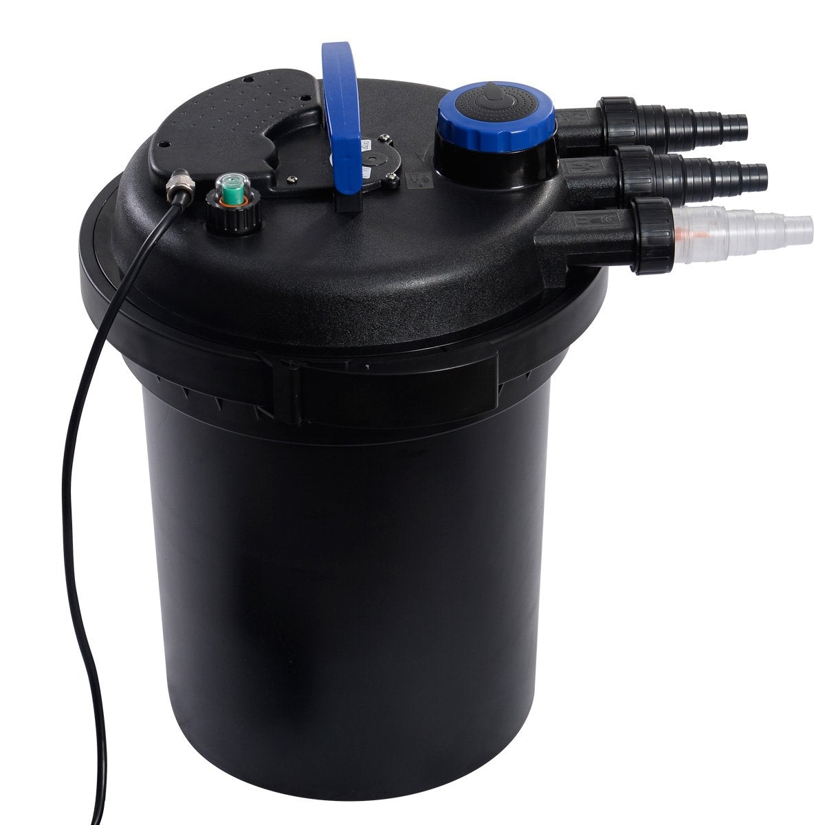 11 W UVC 10000 l/h pressure filter pressure pond filter pond filter suitable for ponds up to 15,000 liters
