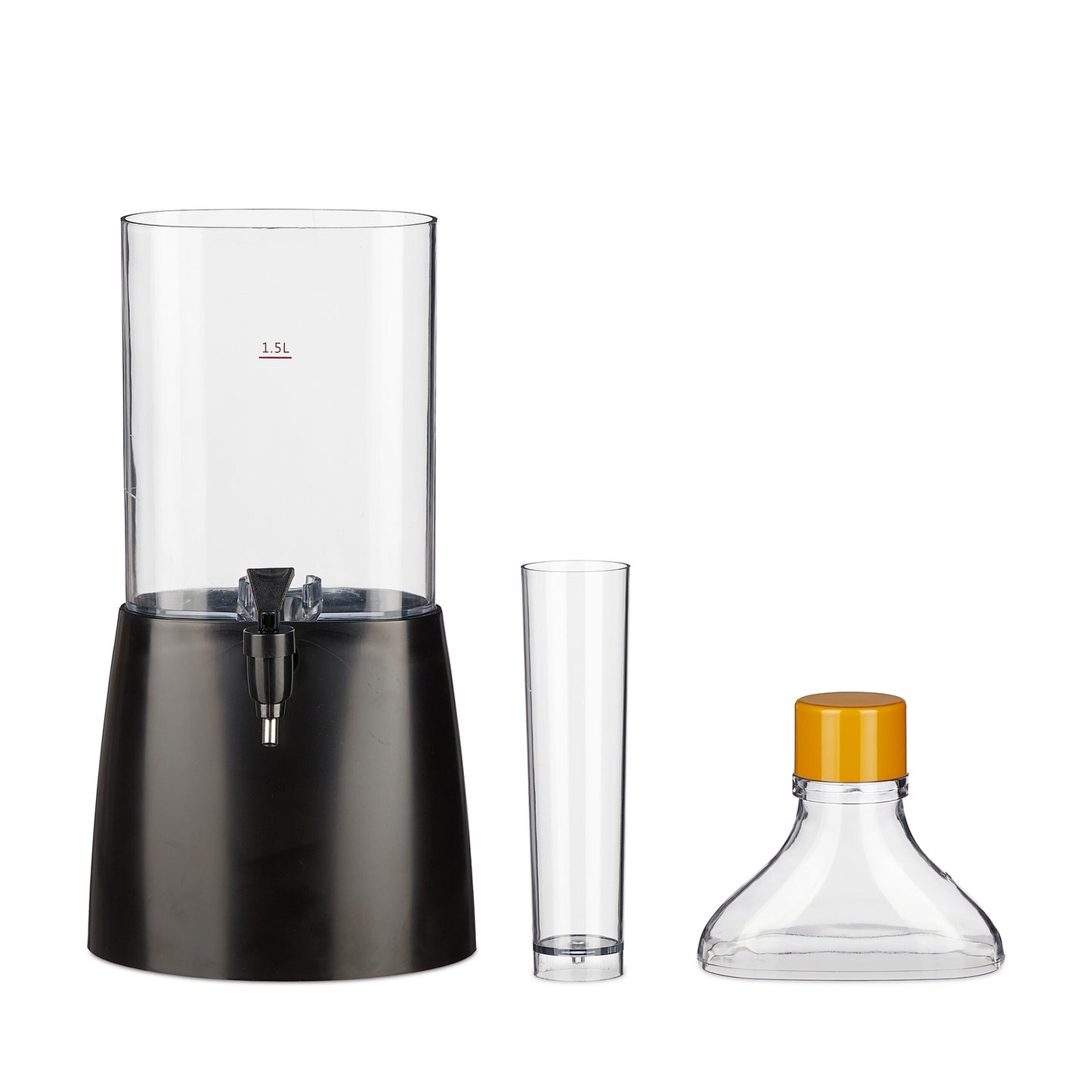 1.1 liter beverage container with faucet