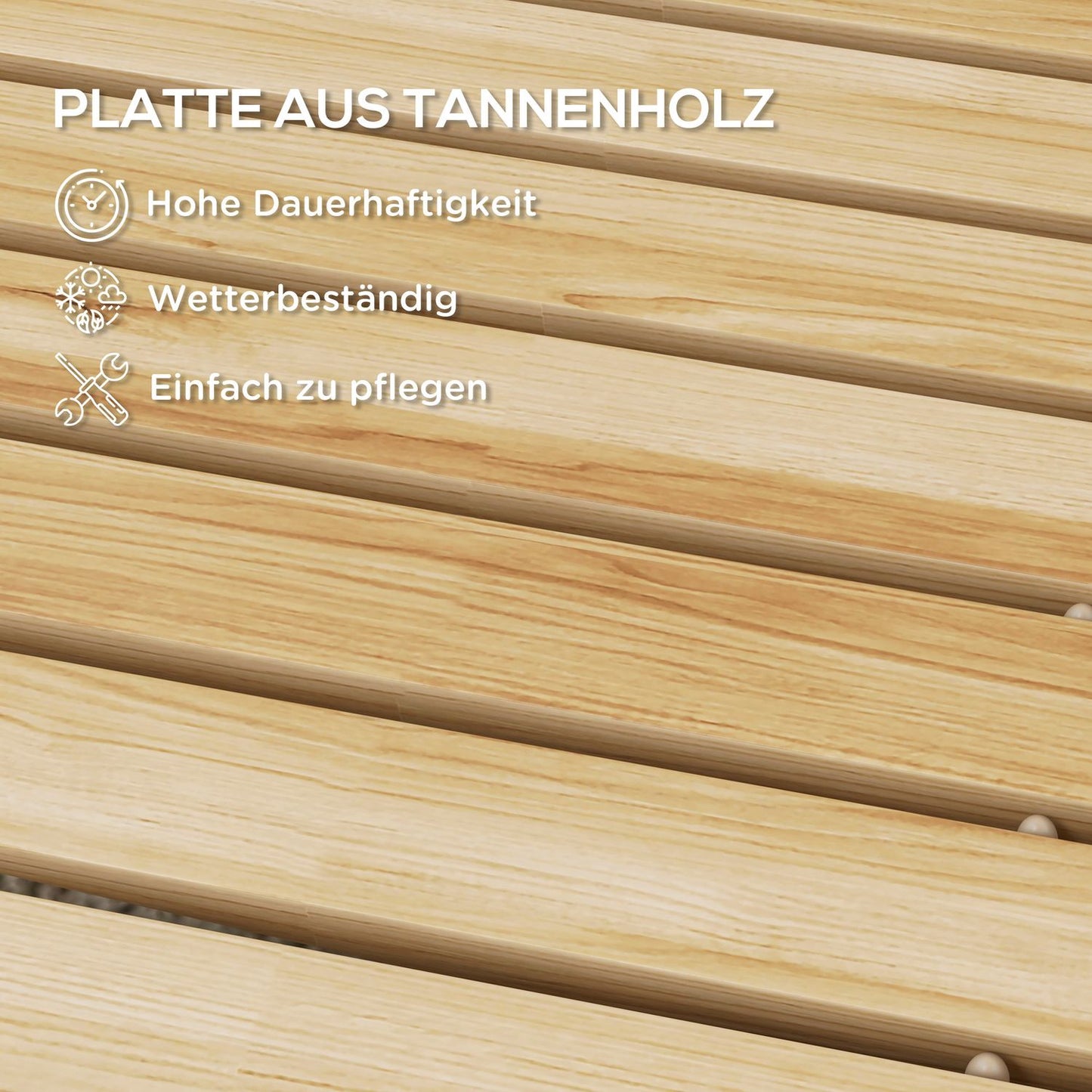 Spruce Wood Garden path, Decorative rolls, 120 cm