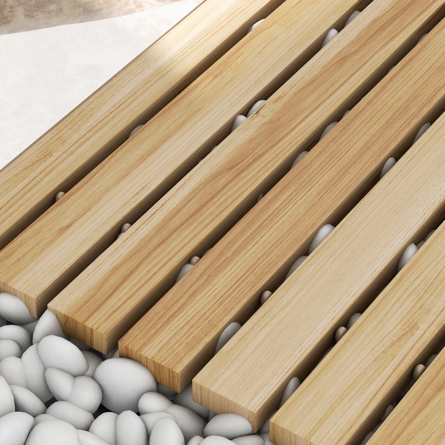 120 Cm Decorative wooden garden path - weatherproof spruce