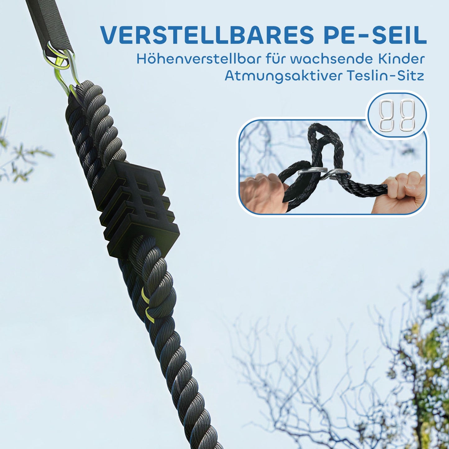 120 cm Nest Swing, 300 kg Capacity, Multicolor