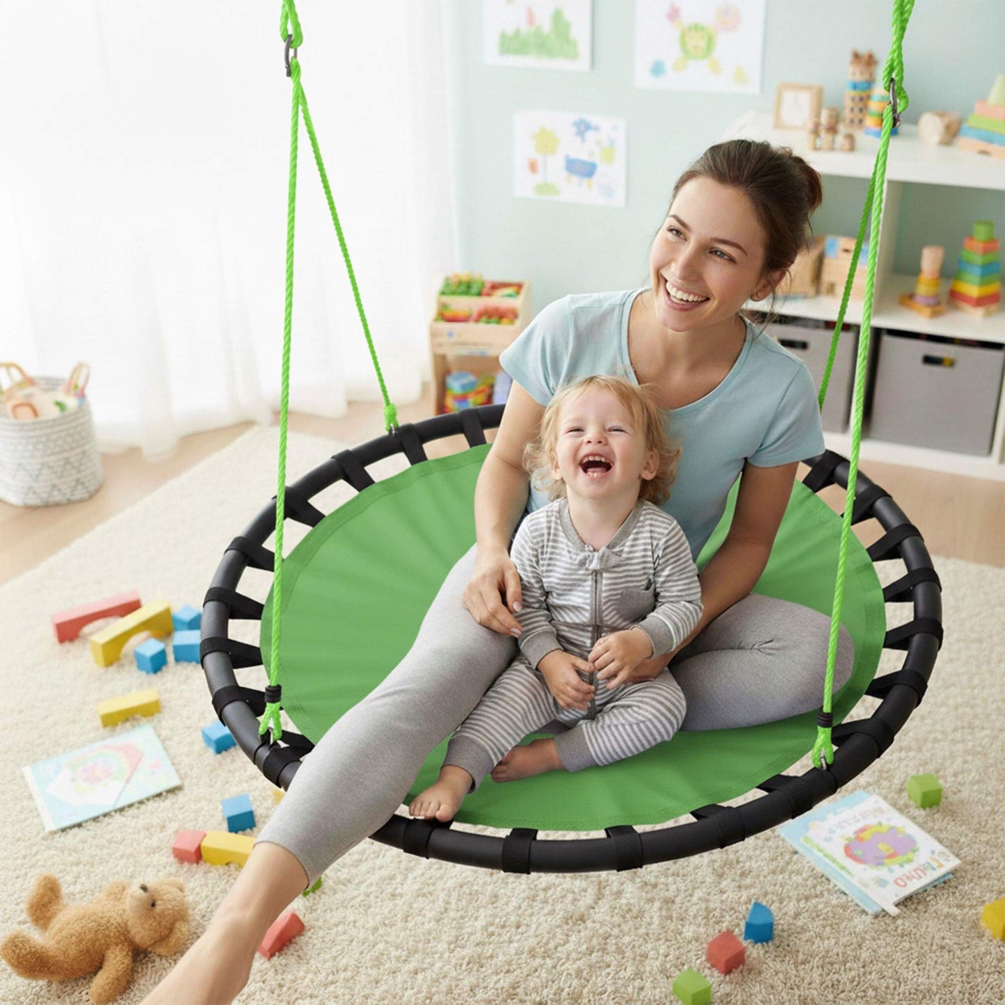 120 cm Nest Swing – Large, Comfy, Safe for Kids & Adults