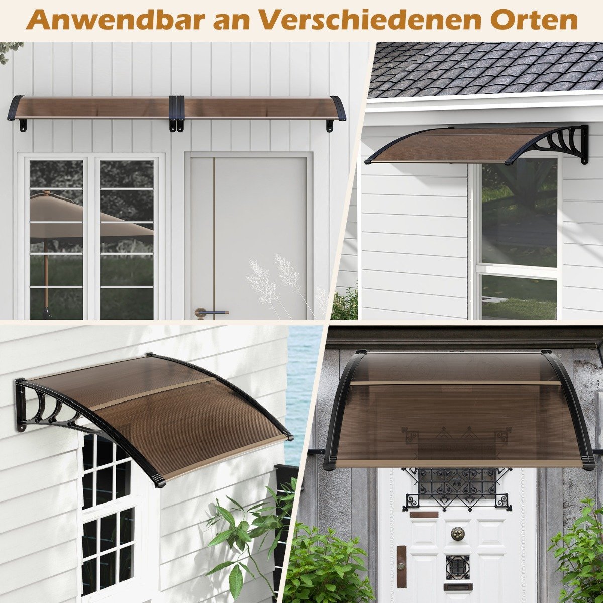 122 x 99 cm canopy for front door canopy front door canopy desk canopy brown