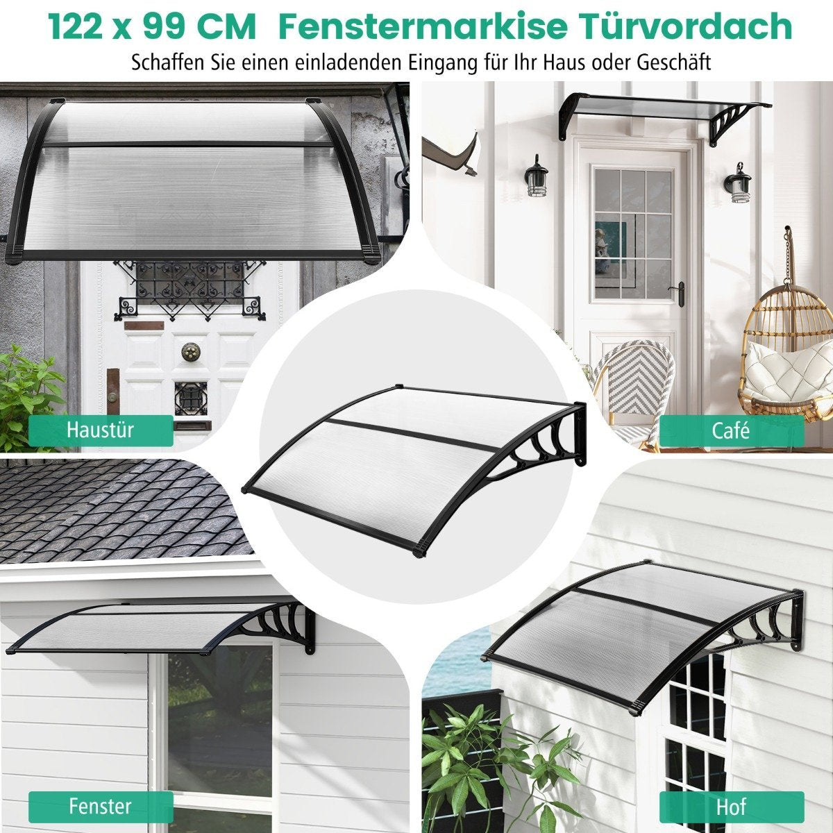 122 x 99 cm canopy for front door canopy front door canopy desk canopy grey