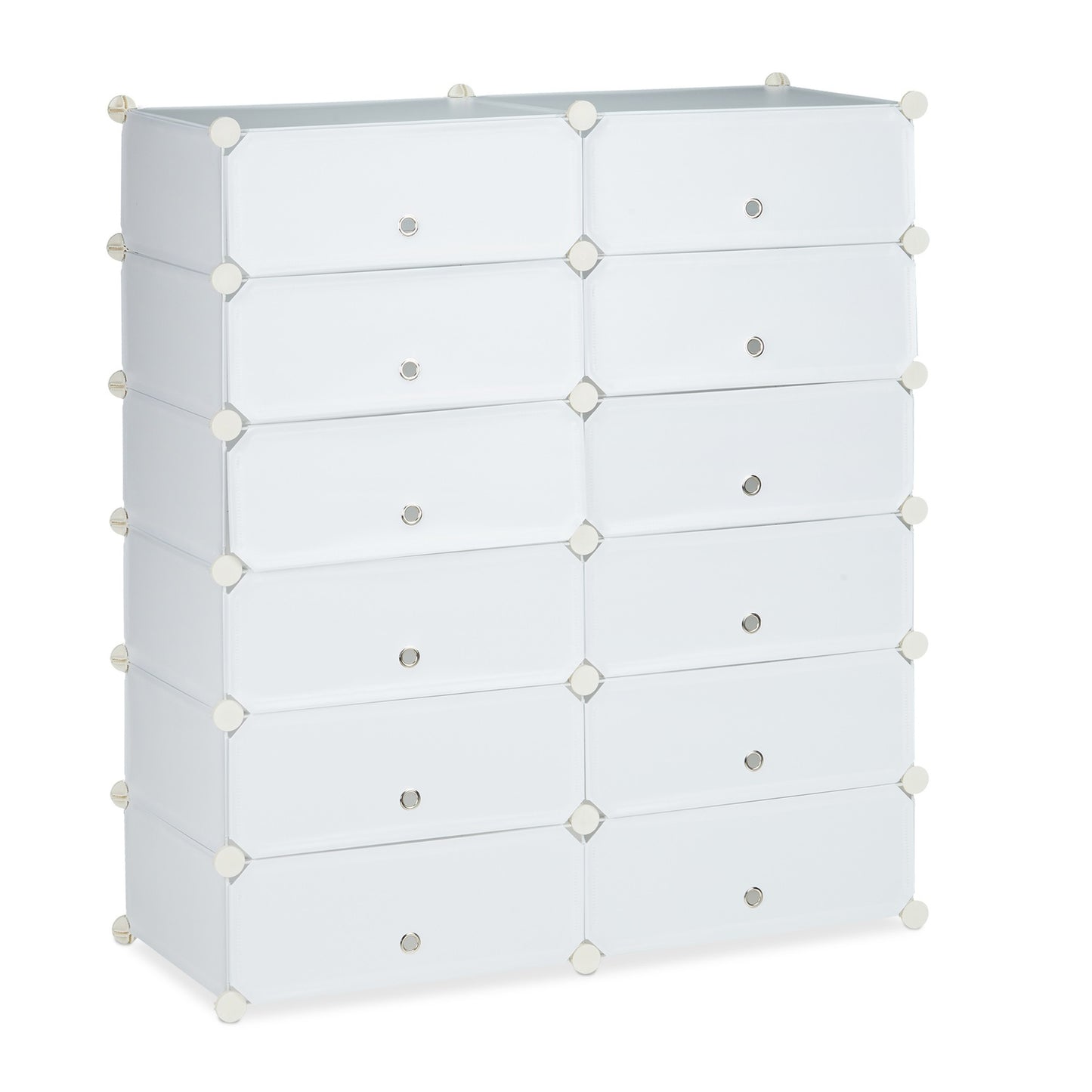 Shoe cabinet with 12 compartments