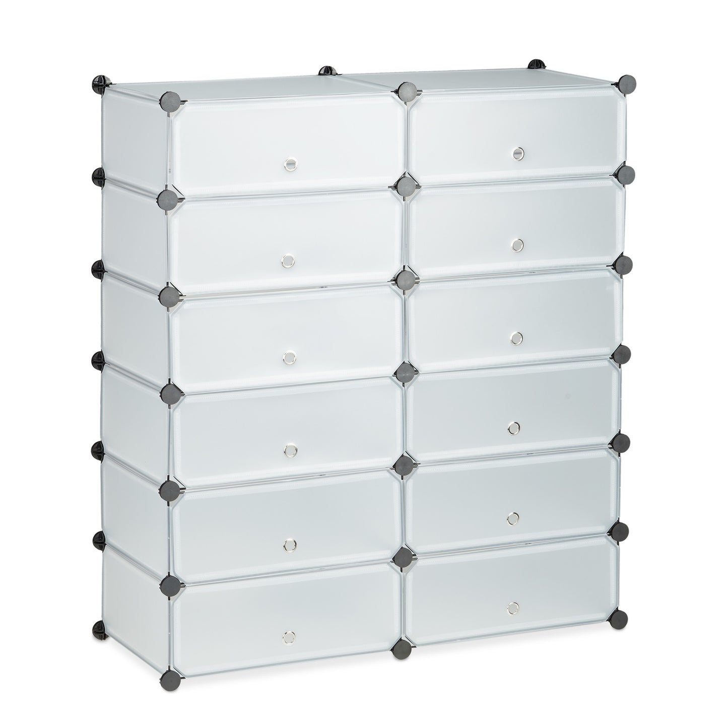 Shoe cabinet with 12 compartments