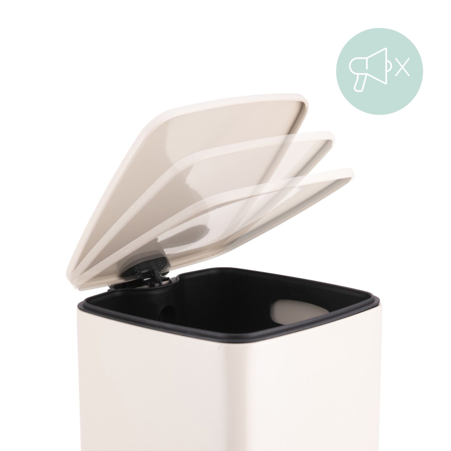 12L Kitchen Pedal Bin with Soft-Close Lid