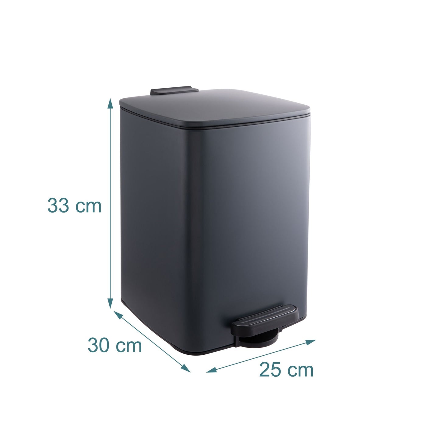 12L Pedal Kitchen Bin with Soft-Close Lid