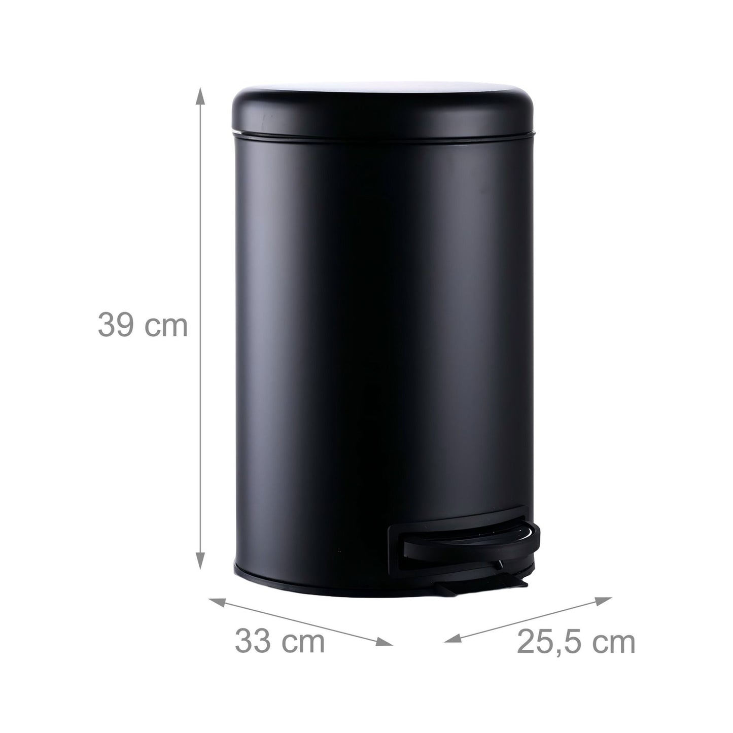 12L Step Bin with Soft-Close Lid and Inner Bucket
