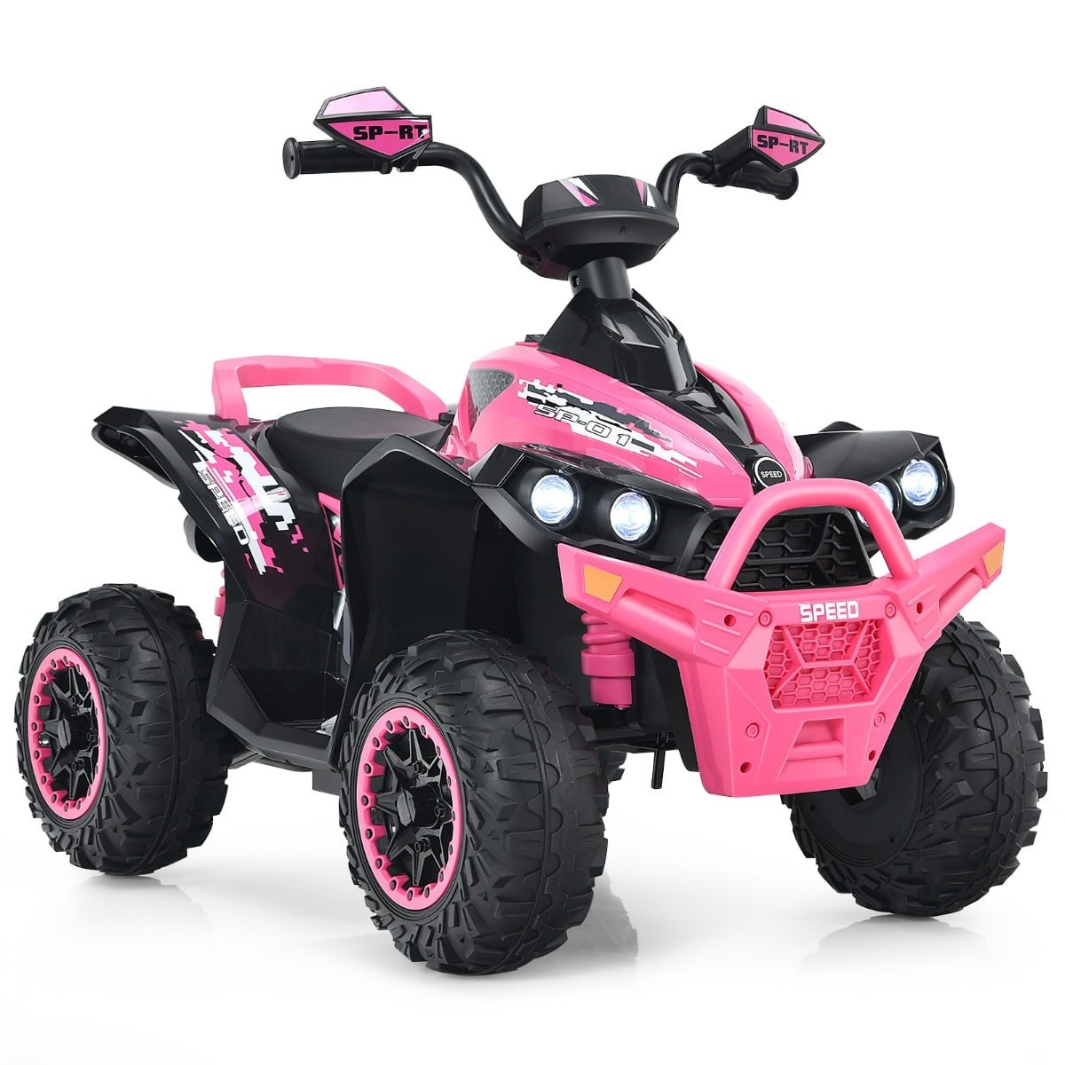 12V Kids Electric Quad Bike with Music & LED Lights