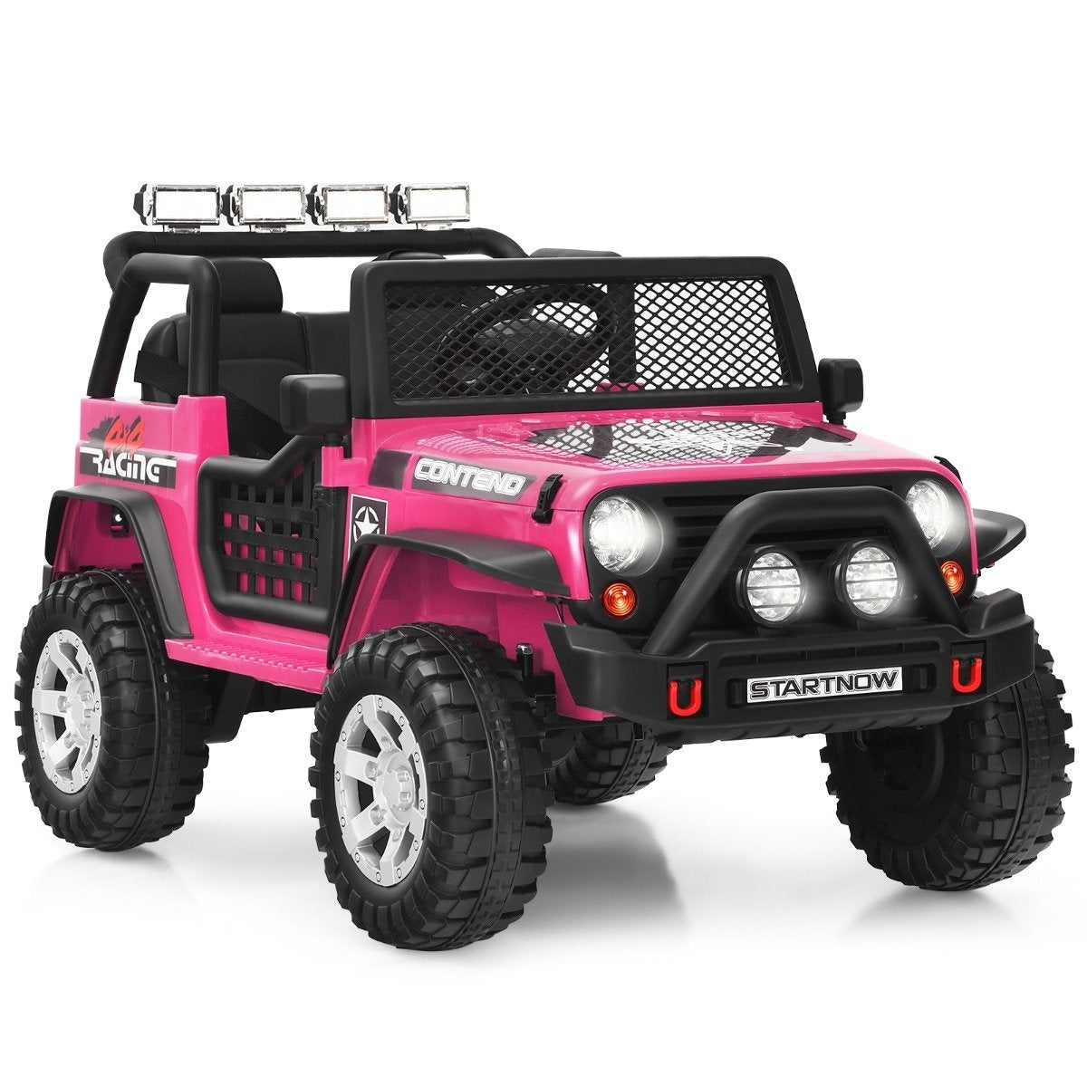 12V children's electric car with remote control &amp; Light &amp; Music Electric Children's Vehicle Pink