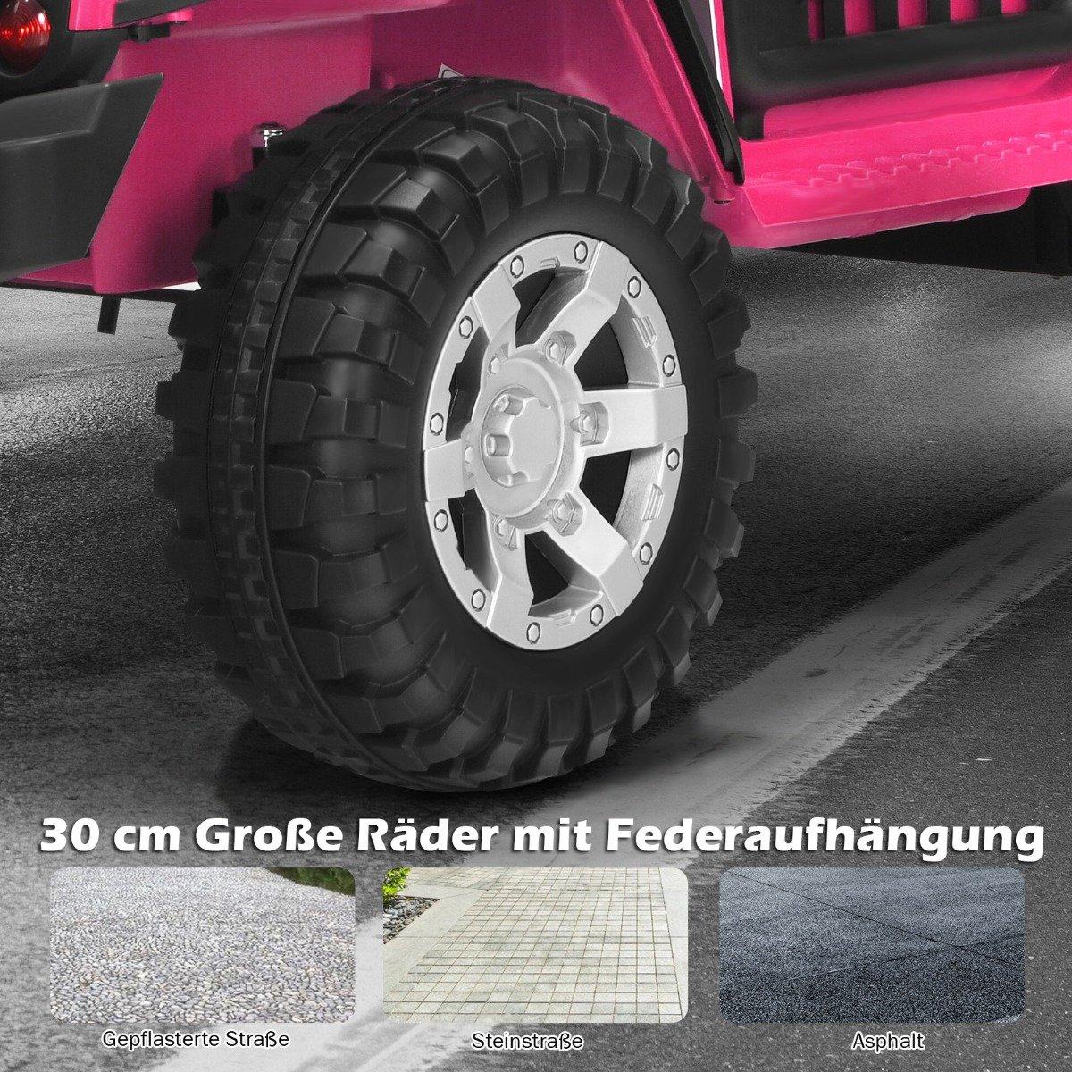 12V children's electric car with remote control &amp; Light &amp; Music Electric Children's Vehicle Pink