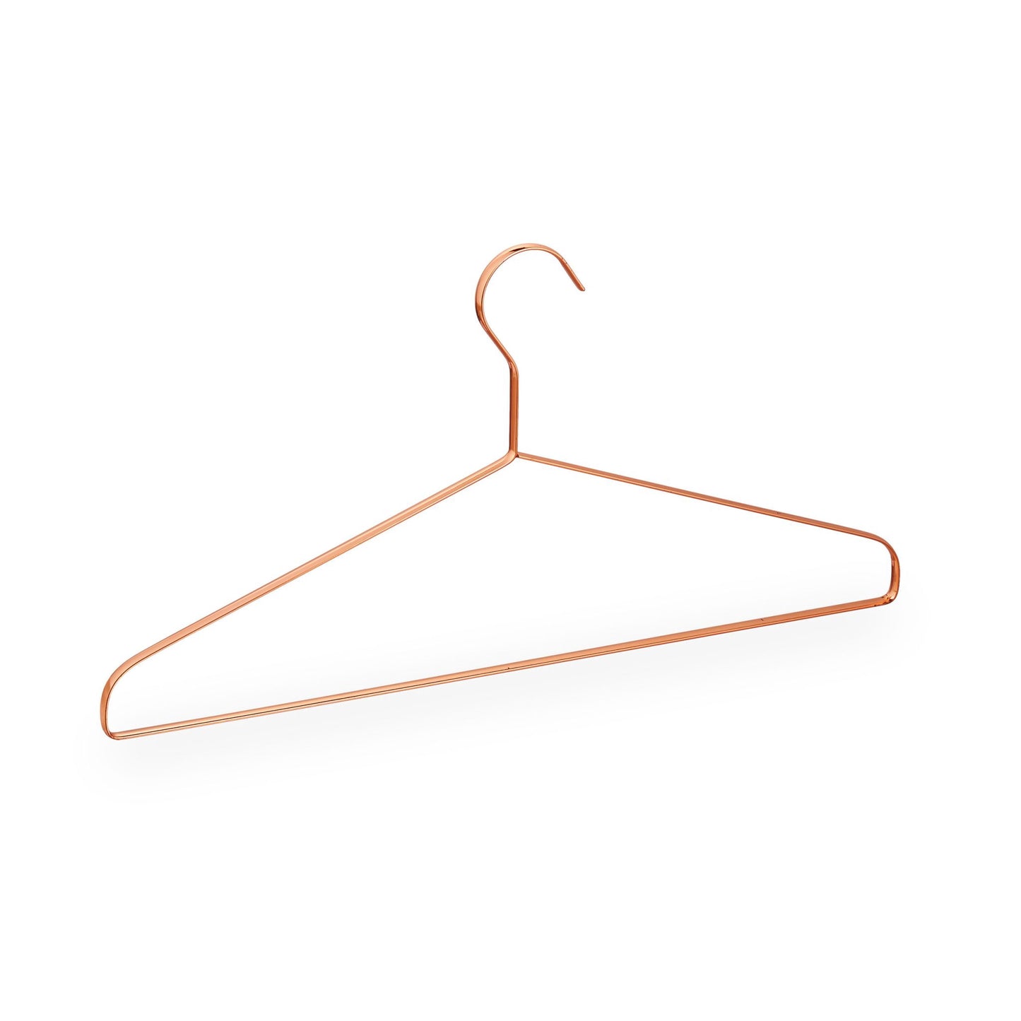 12 copper coat hangers