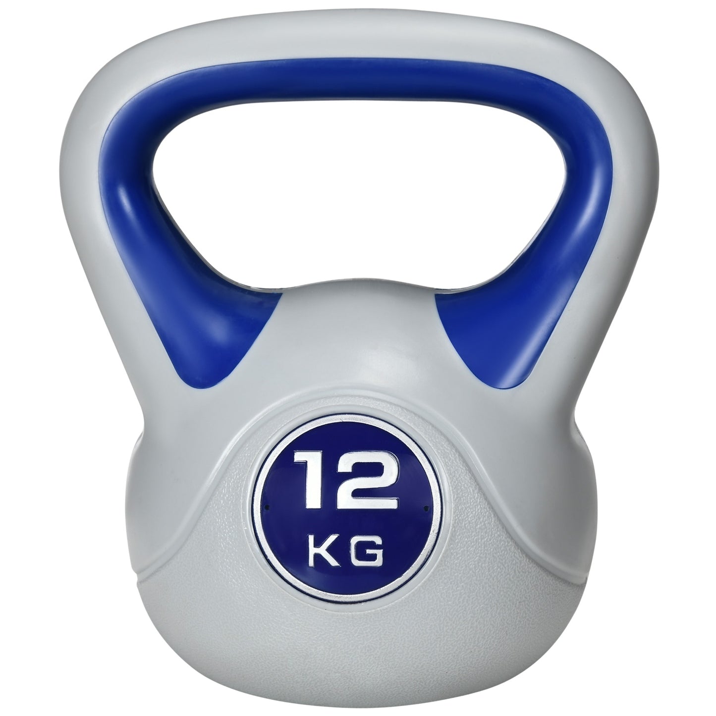 12 kg Blue Kettlebell for strength training and fitness