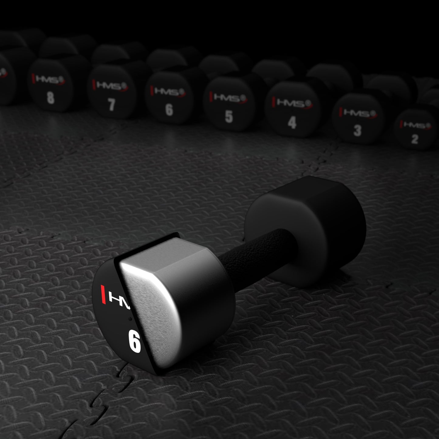 12 kg Polyurethane Dumbbells Set