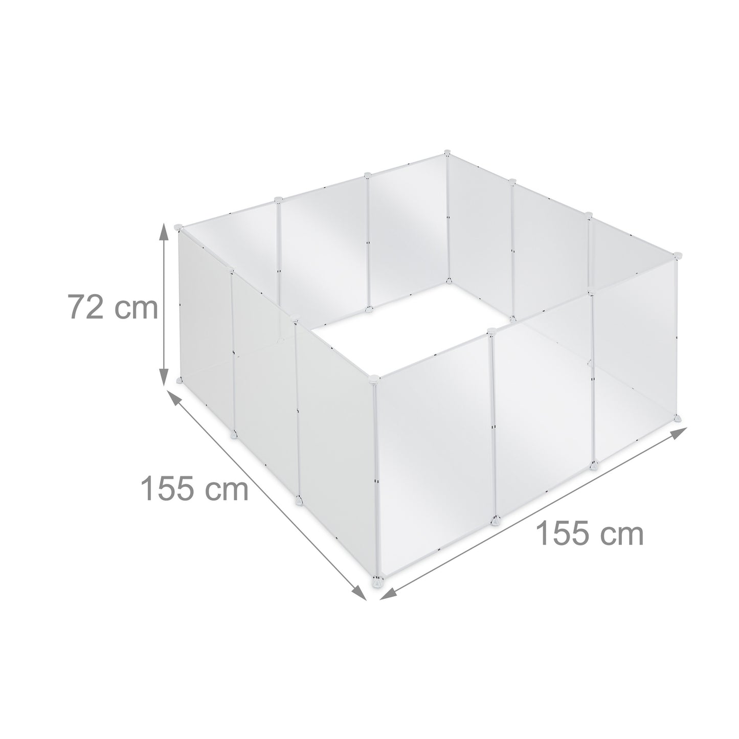 12-part friggebod in transparent design