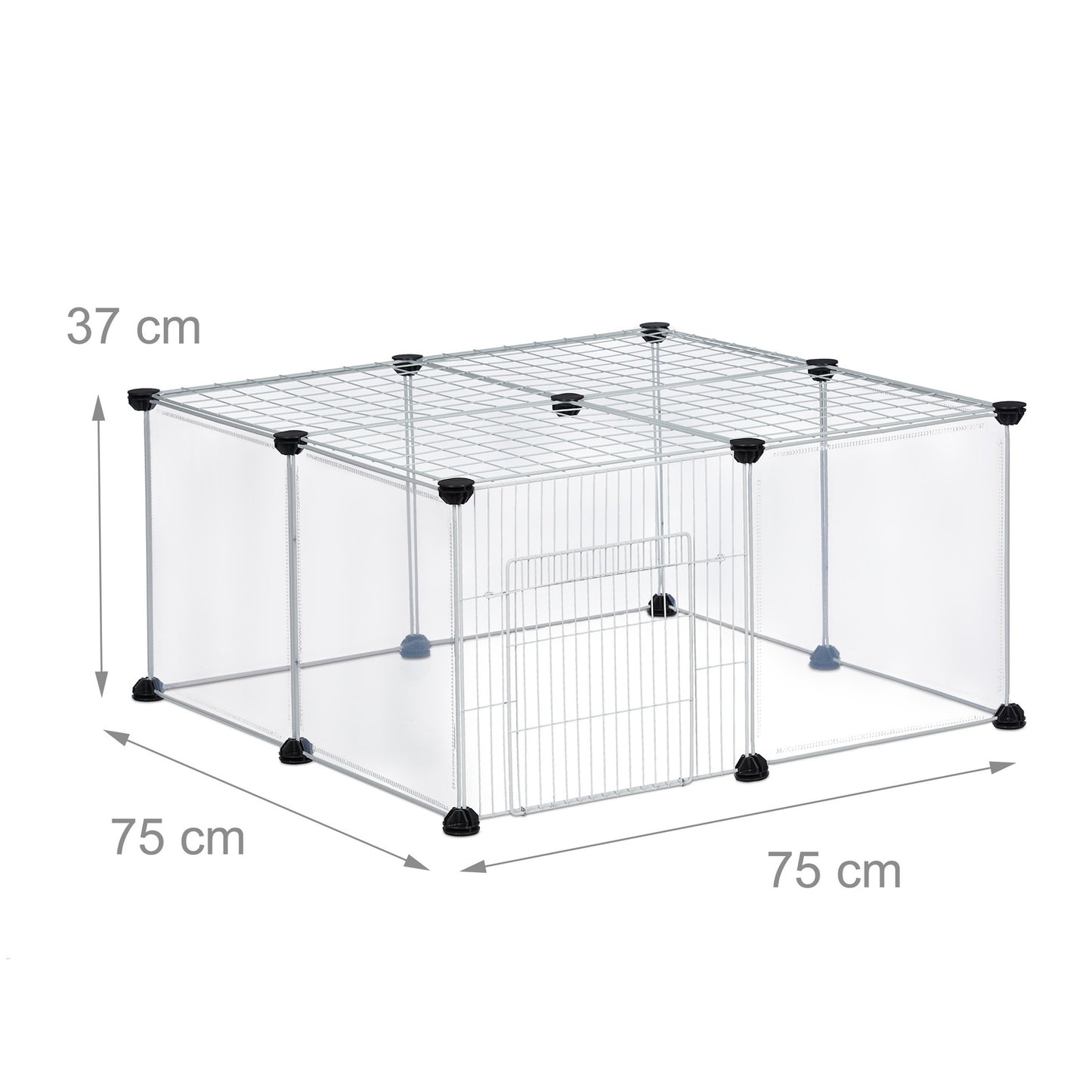 12-piece freestanding cabinet Transparent