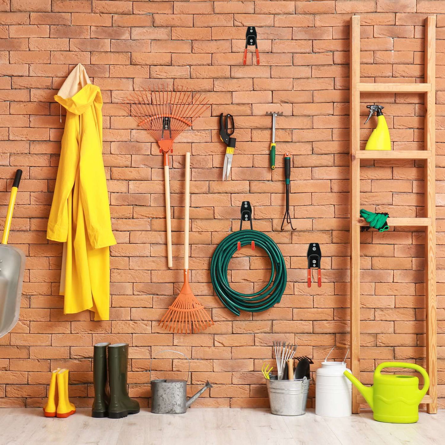 12-piece set of wall hooks