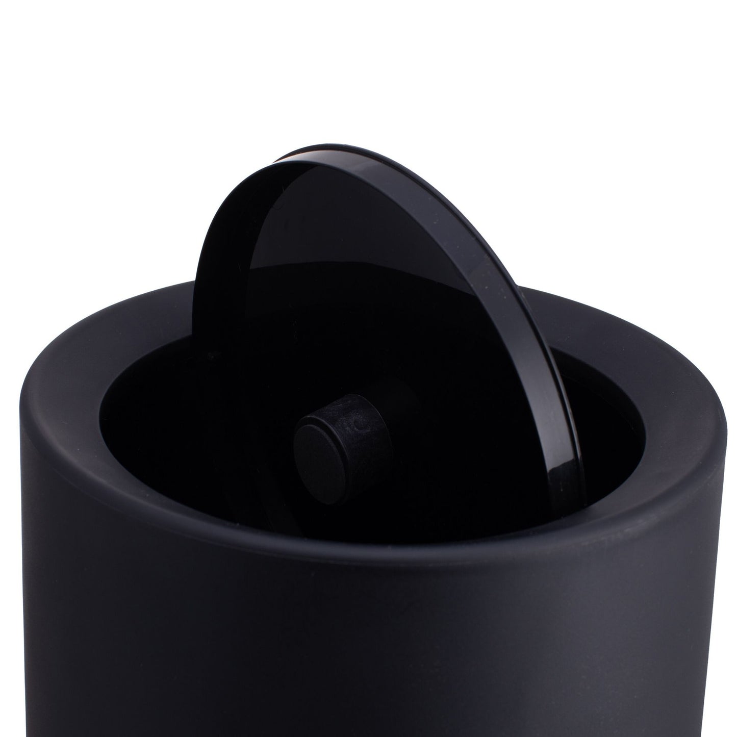13L Swing-Lid Plastic Bin for Kitchen or Bathroom