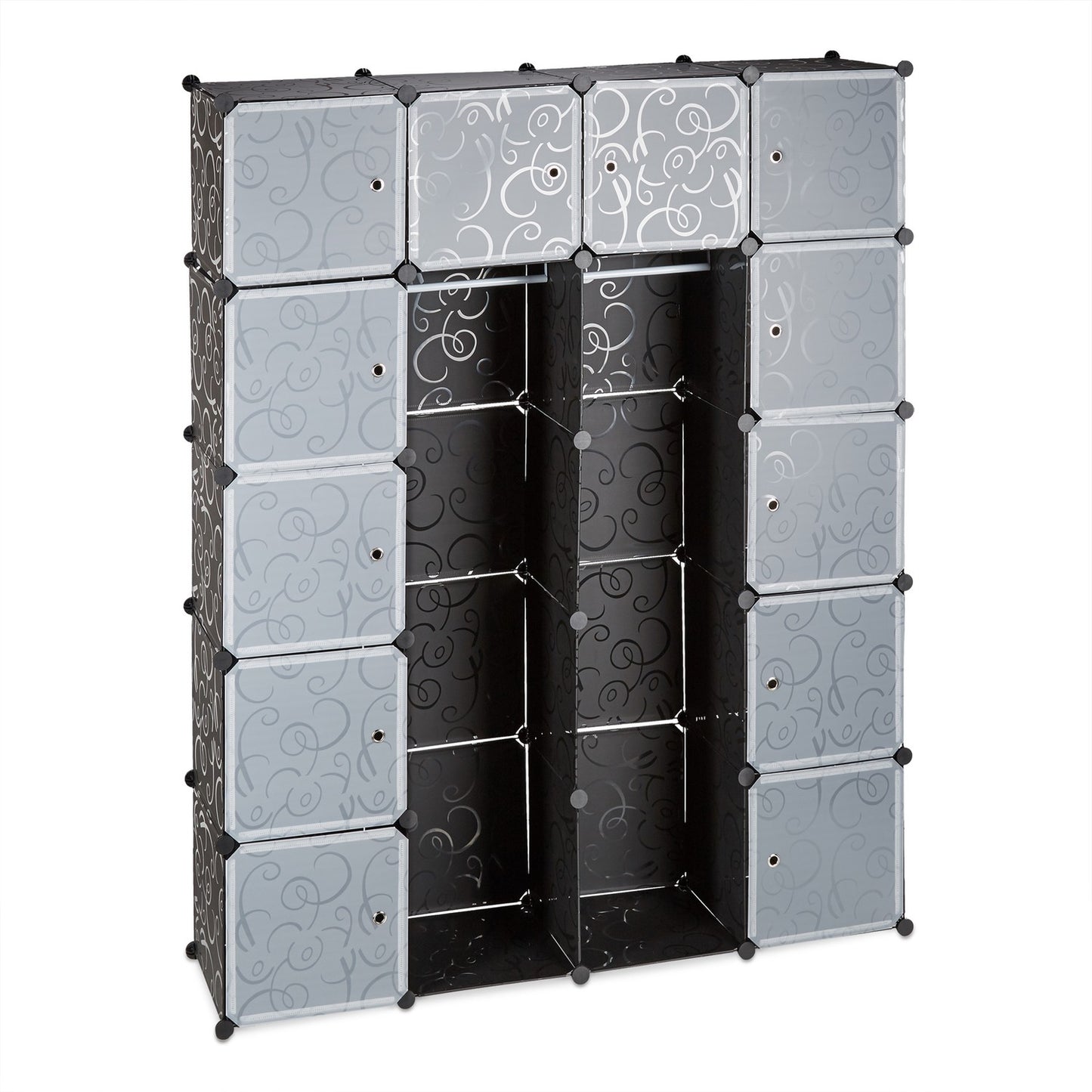 14-Compartment Plug-In Wardrobe System