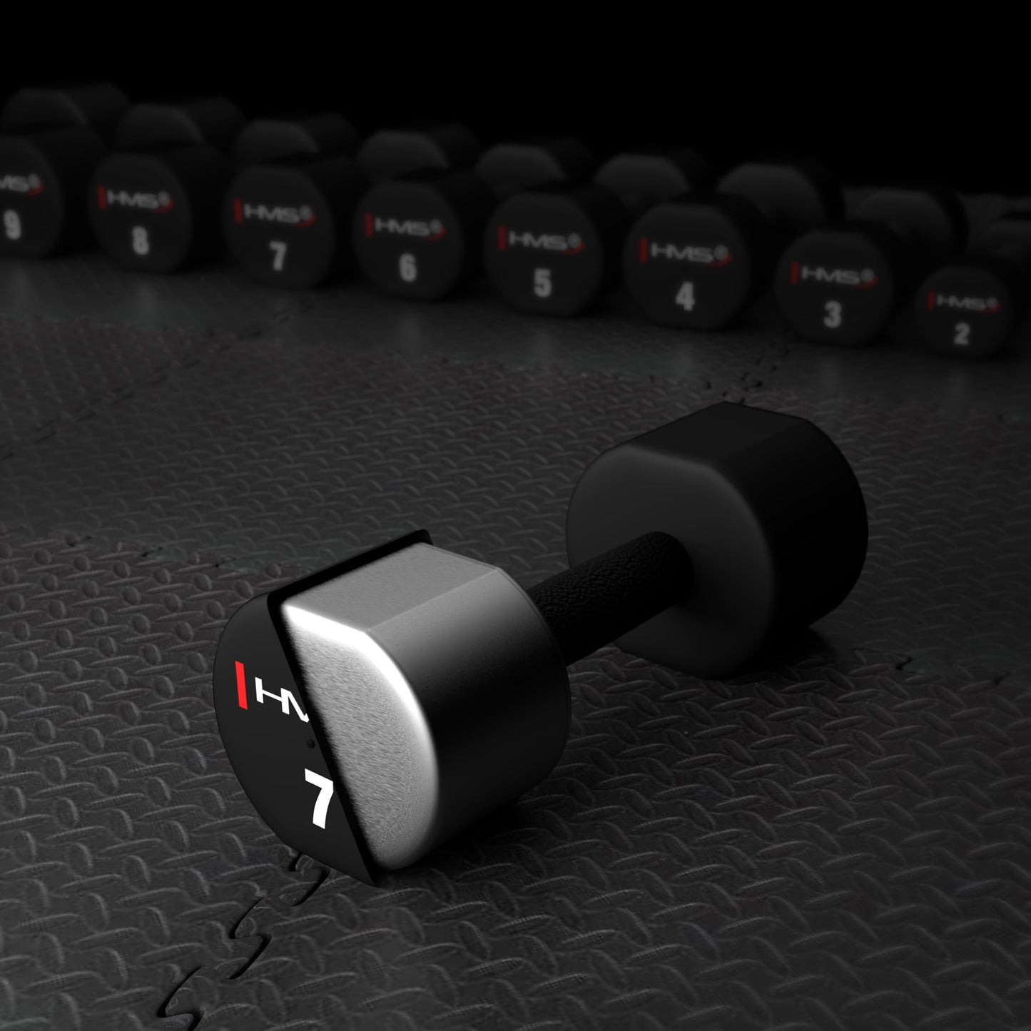 14 KG Polyurethane Dumbbells Set