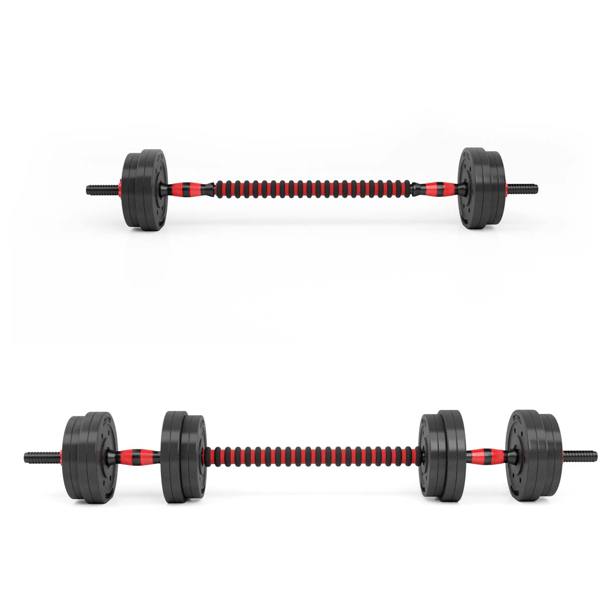 15 kg Composite Barbell & Dumbbell Set