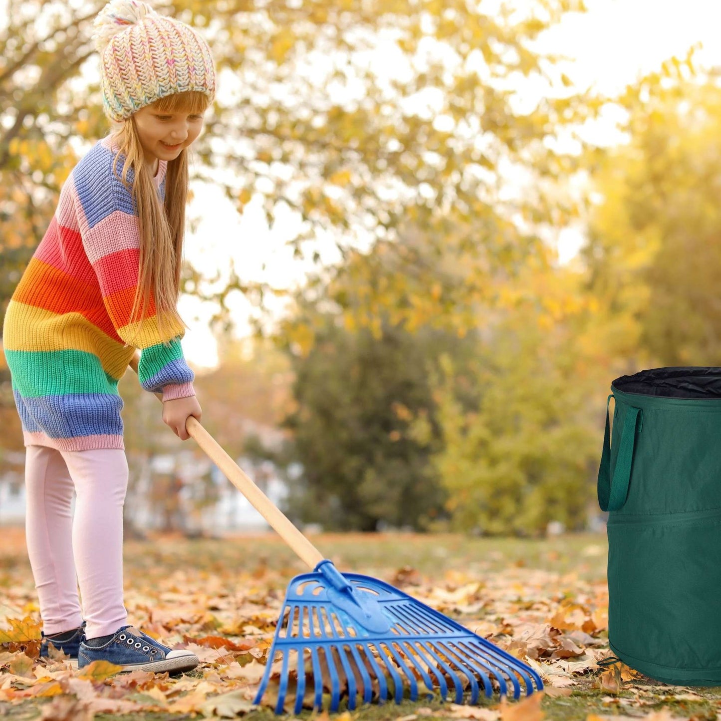 160 l pop-up leaf bags in sets of 3