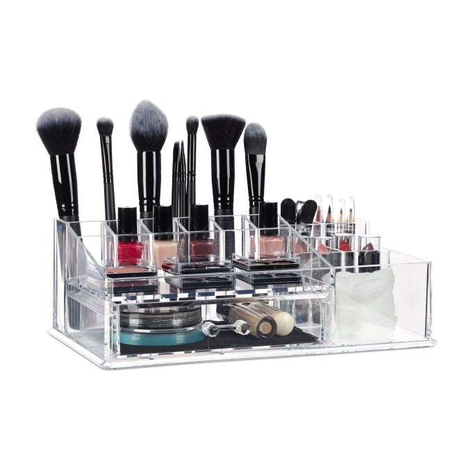 16-Compartment Make-Up Organiser