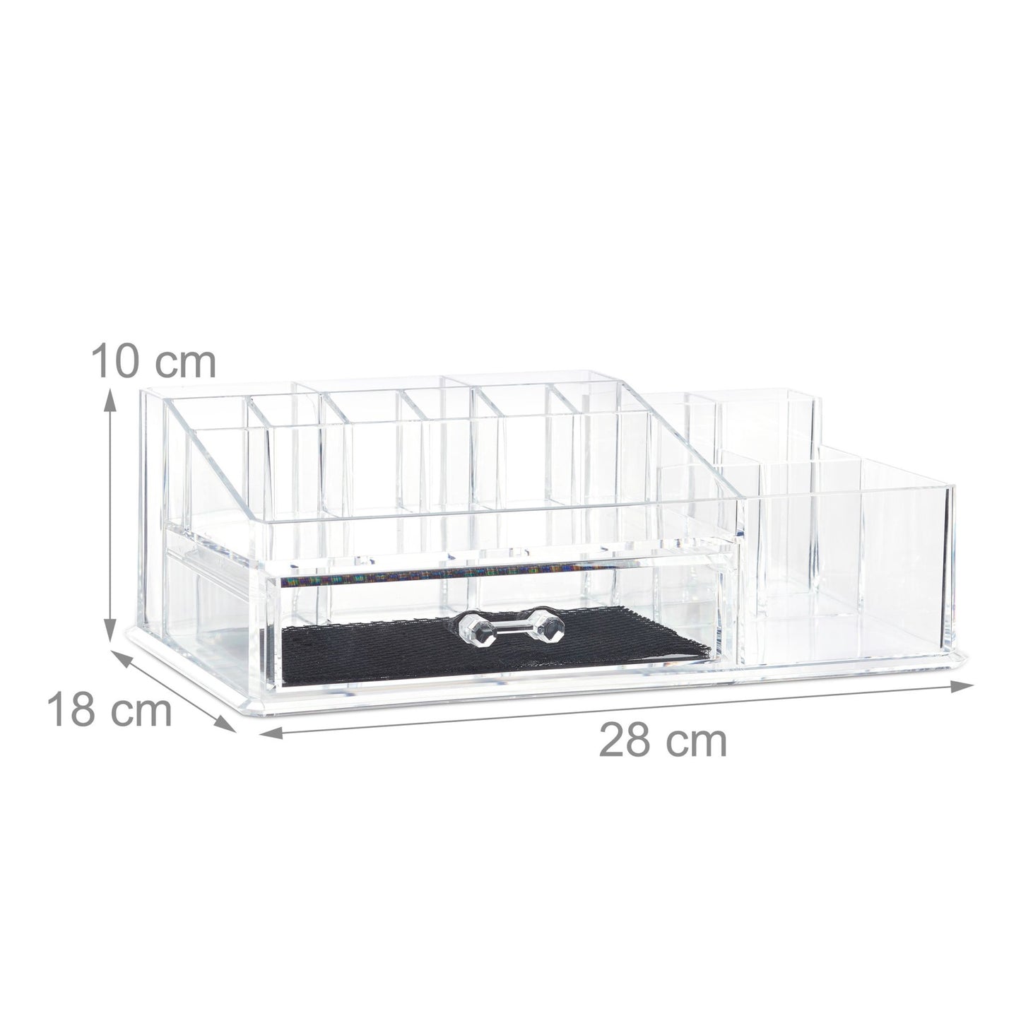 16-Compartment Make-Up Organiser
