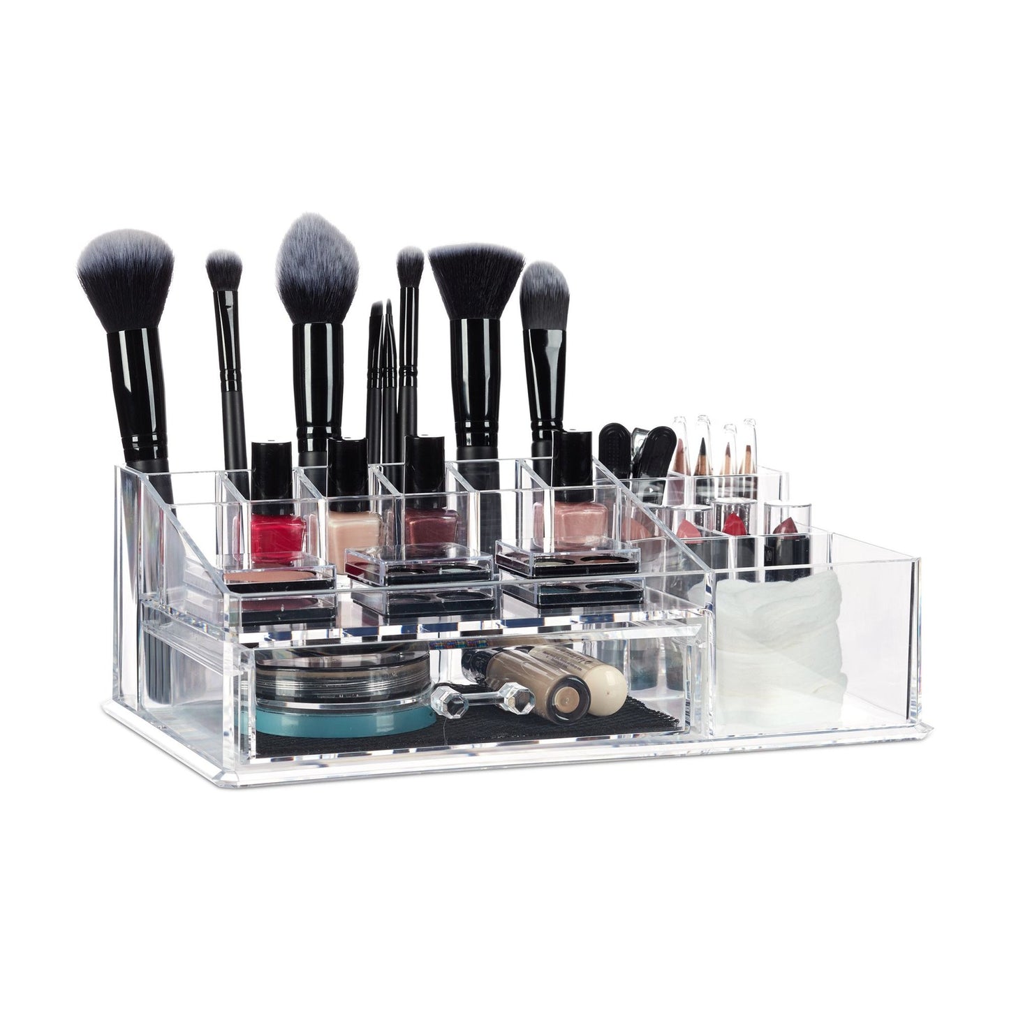 16-Compartment Make-Up Organiser