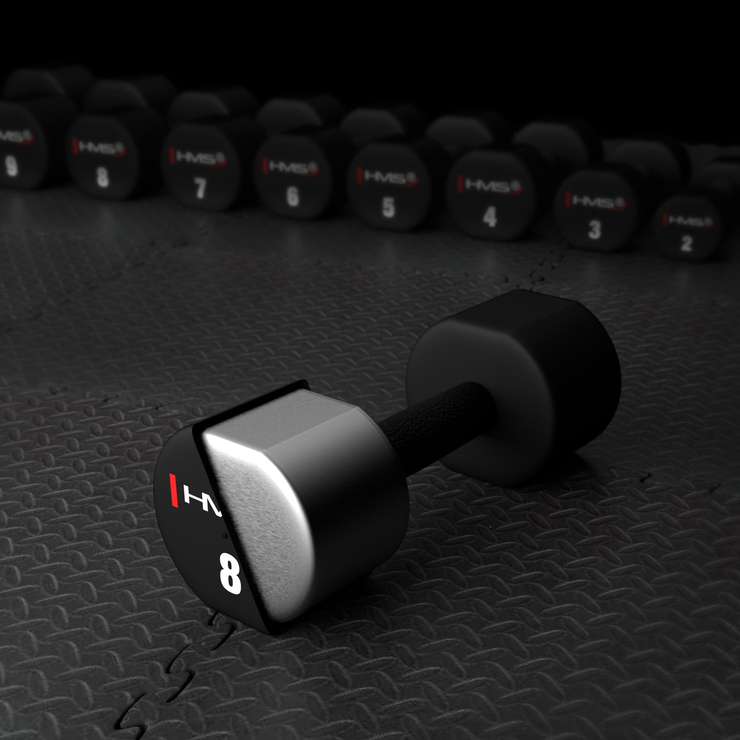 16kg Polyurethane Dumbbells Set