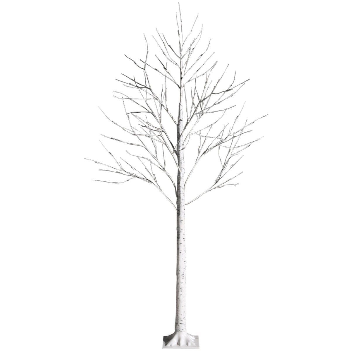 180 cm Artificial Birch Tree with 96 LED Lights