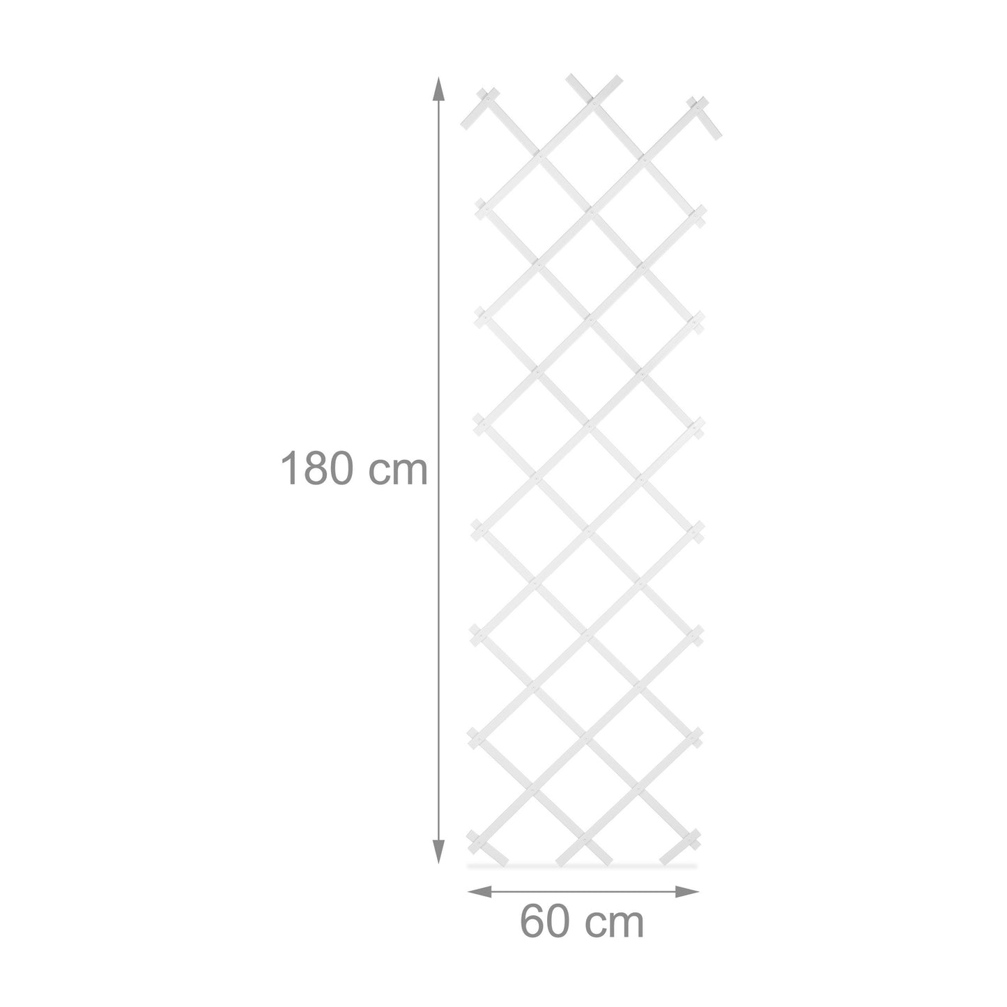 180 cm Extendable Trellis Set of 3