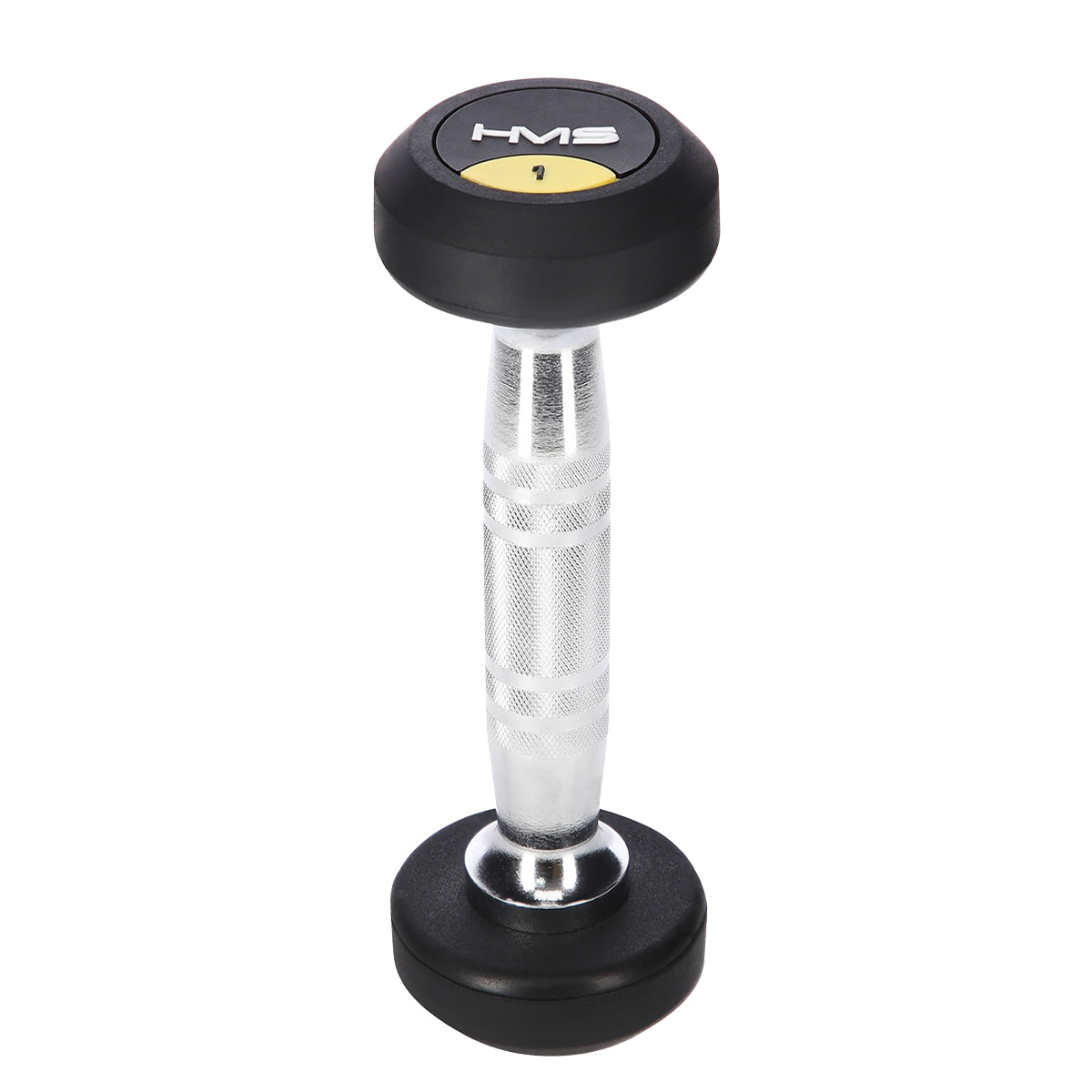 1 kg Rubber Dumbbell – Home Gym Equipment