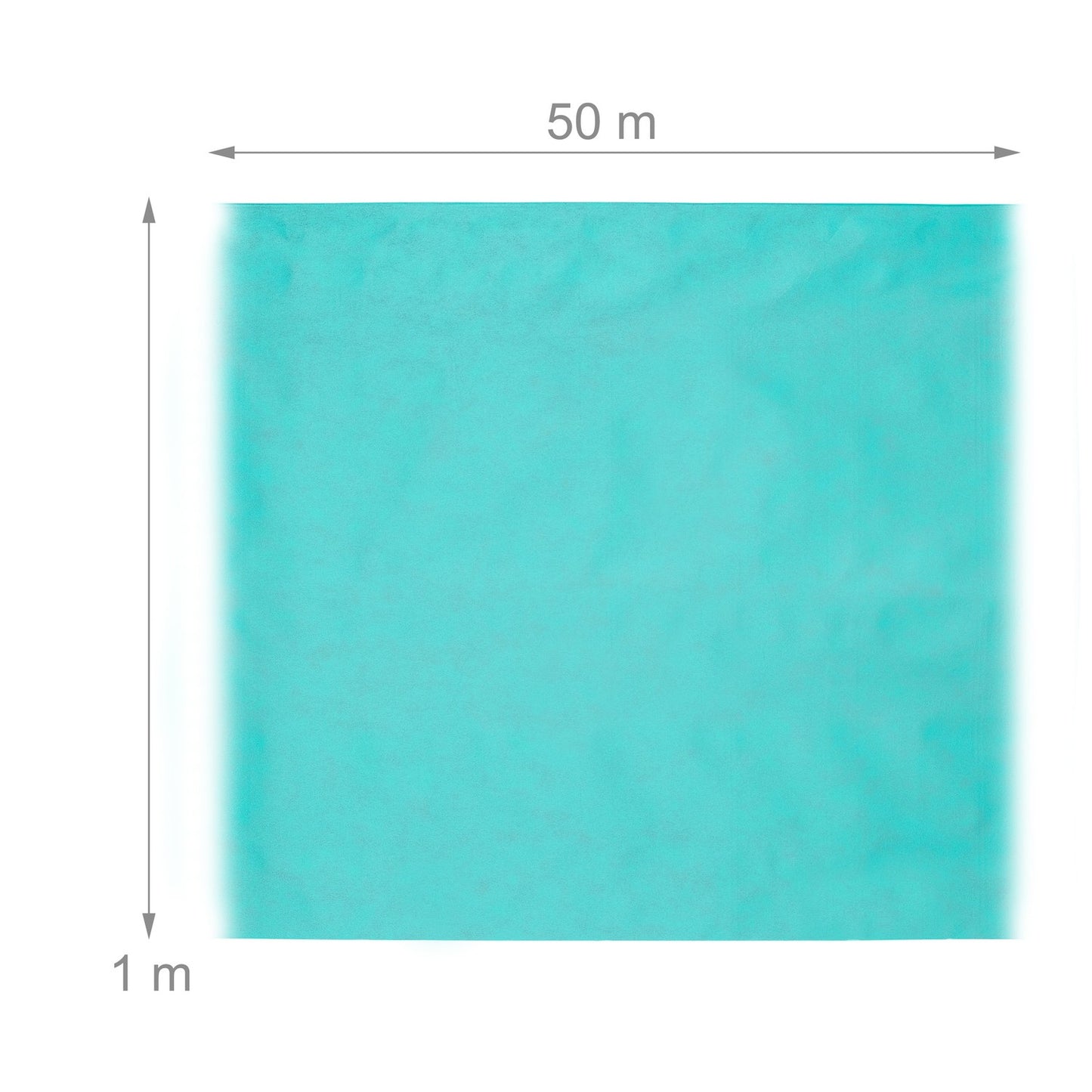 1 x 50 m weed cloth 50 g/m²