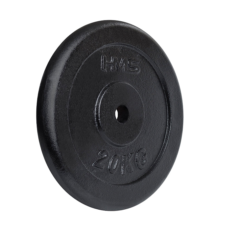 20 kg Black Weight Plate for Strength Training