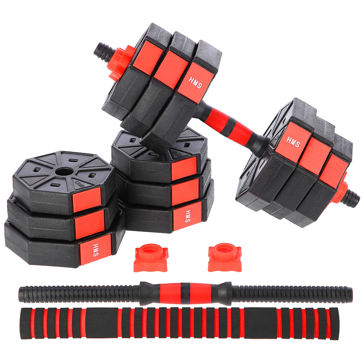 20 kg Composite Barbell & Dumbbells Set