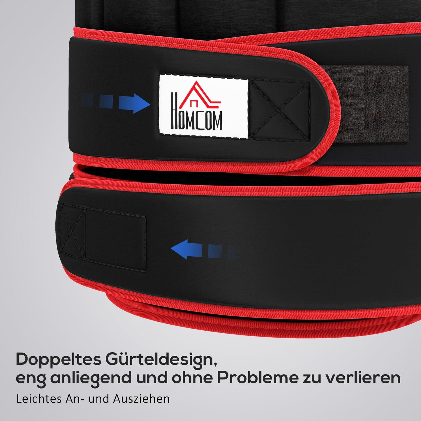 Adjustable 20 kg training vest, double straps, Oxford fabric