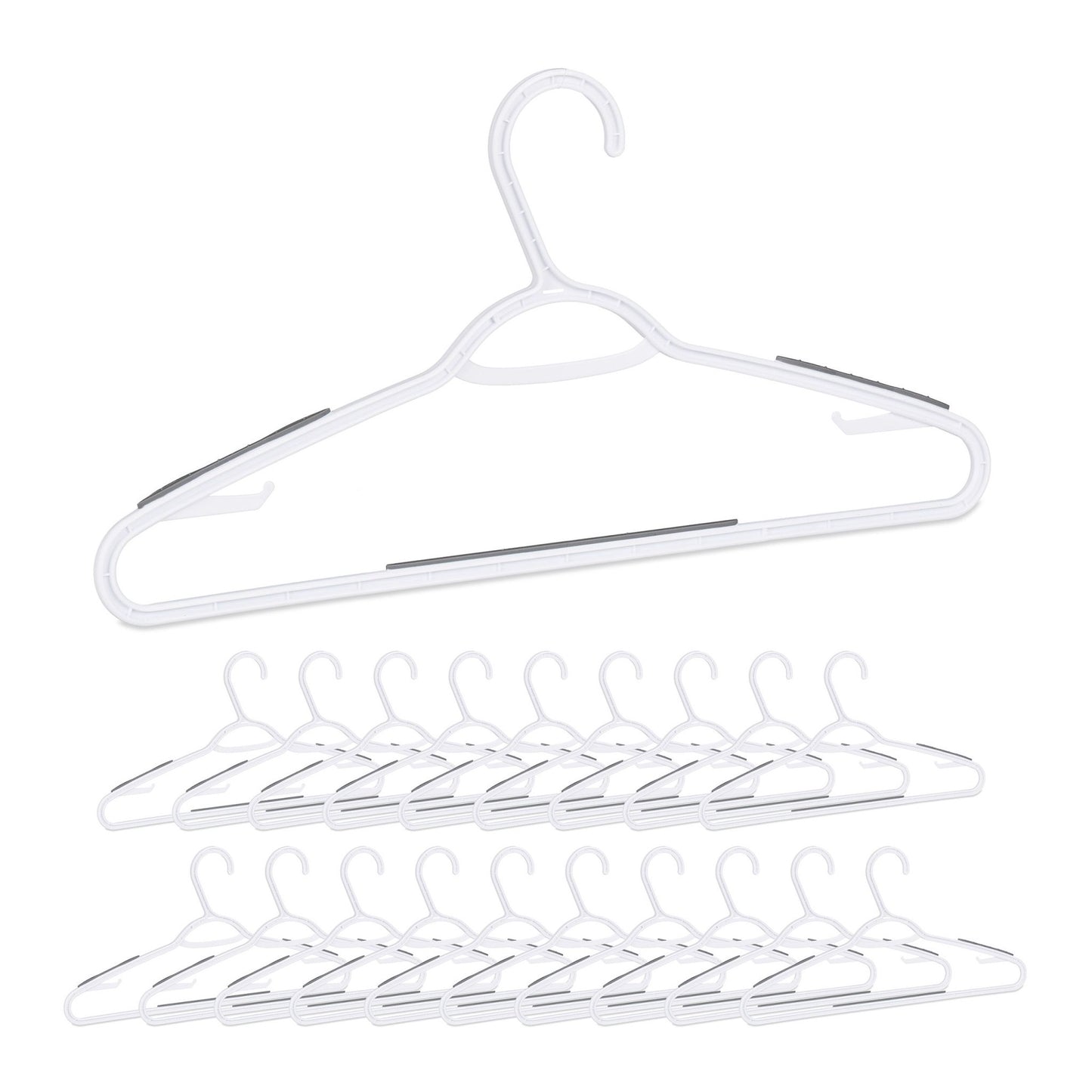 20 pcs. coat hangers anti-slip
