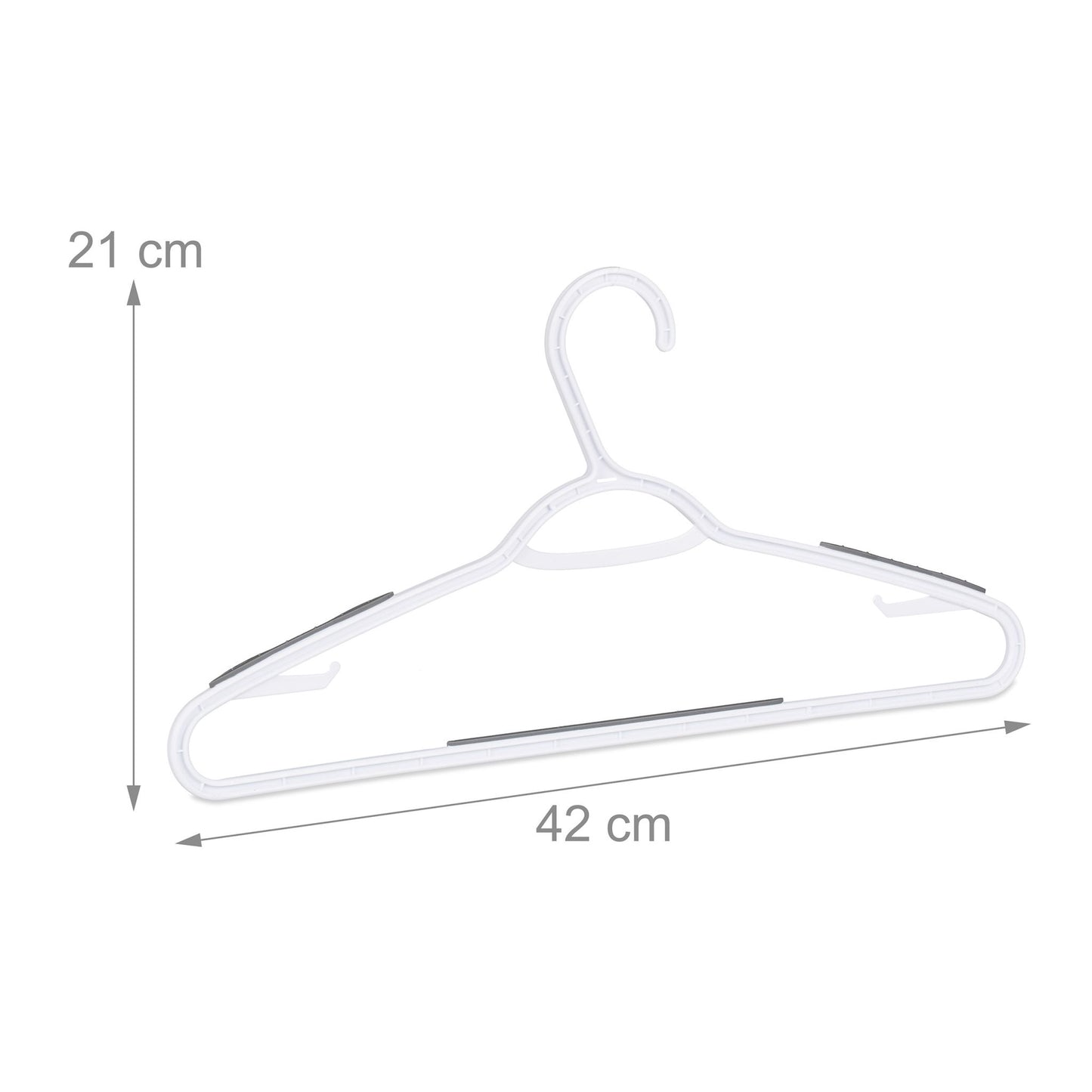 20 pcs. coat hangers anti-slip