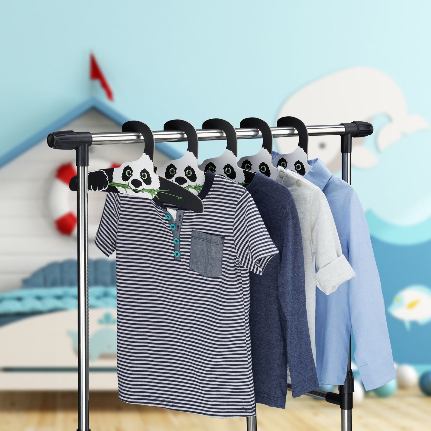 20x Children's Coat Hangers Panda