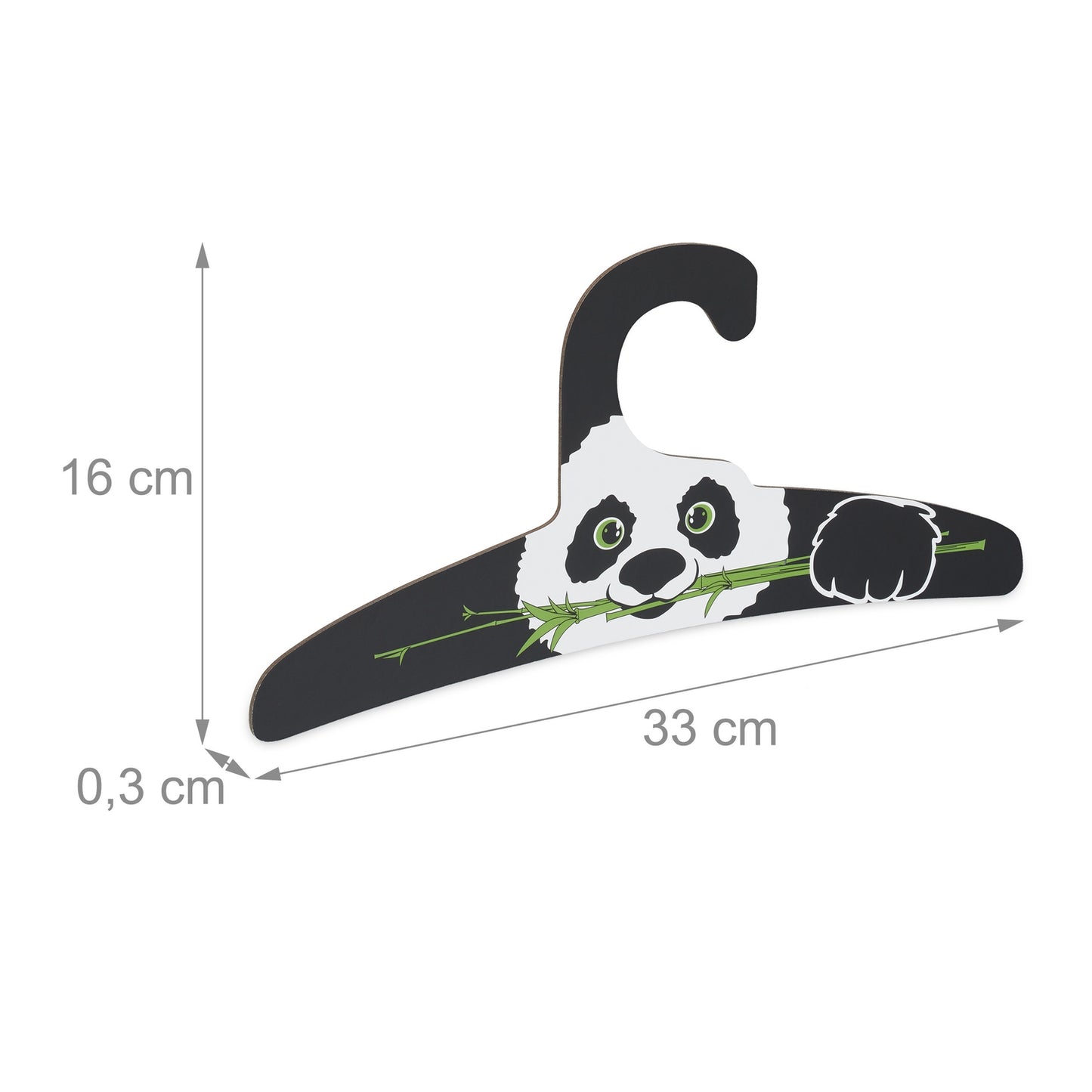 20x Children's Coat Hangers Panda