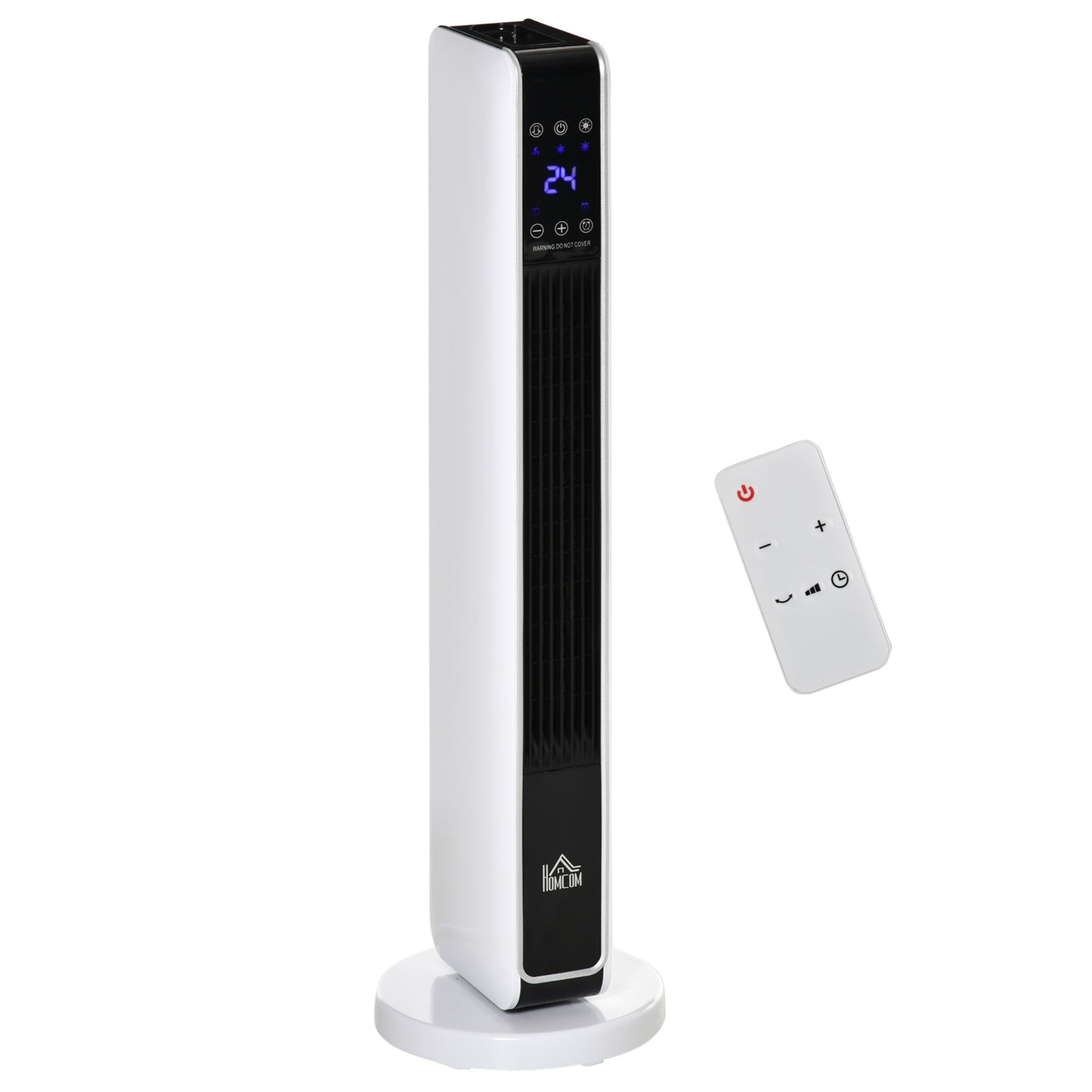 2200W electric fan heater, remote control, timer, oscillating