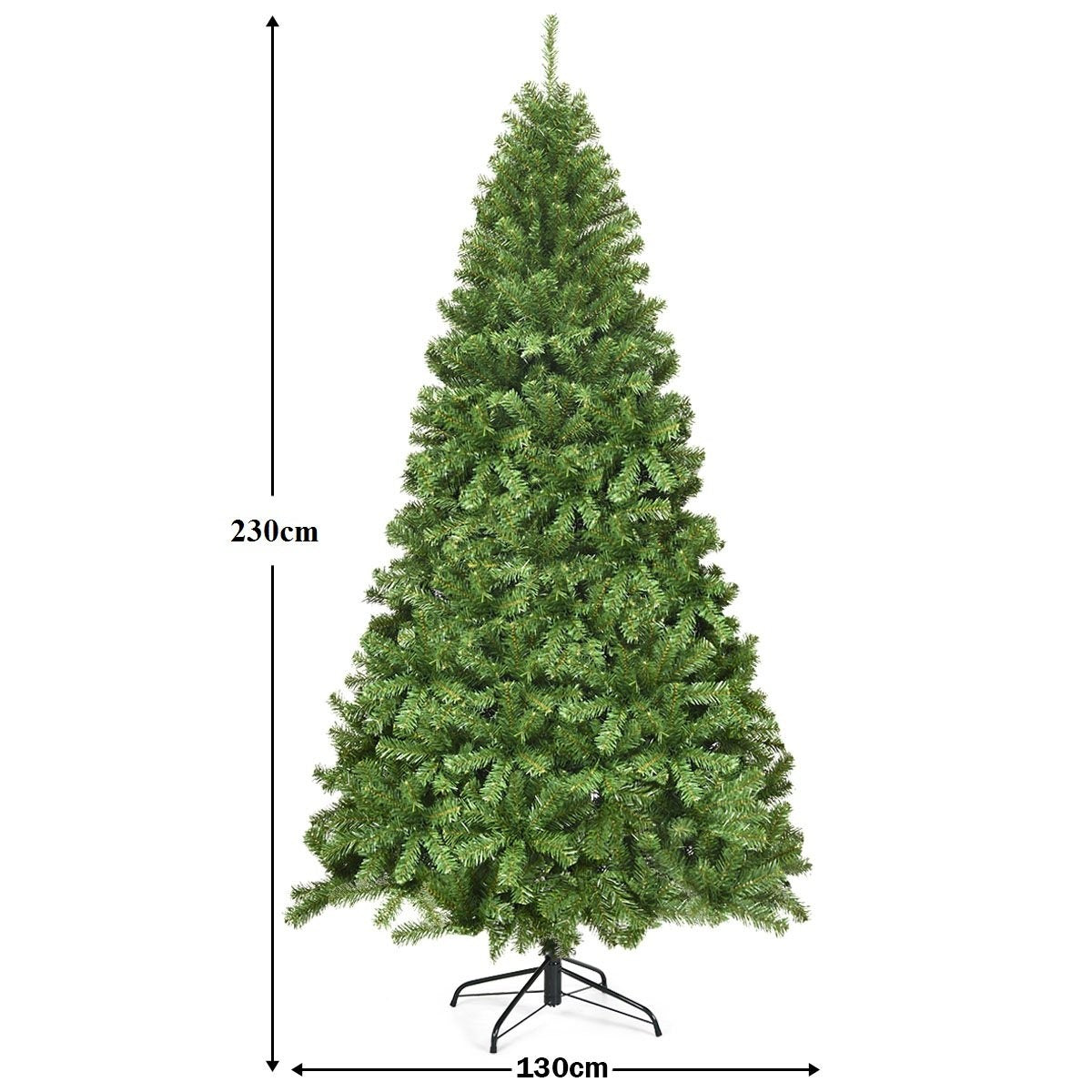 230 cm Artificial Christmas Tree with Metal Stand