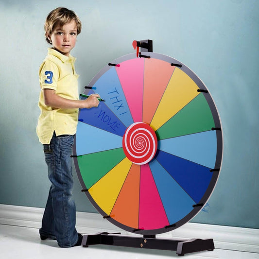 24" Wheel of Fortune Toy Color Wheel Games for Lottery Games Word Games φ60cm