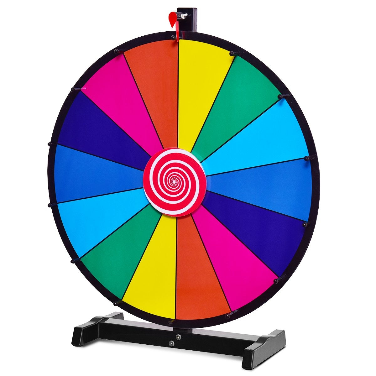 24" Wheel of Fortune Toy Color Wheel Games for Lottery Games Word Games φ60cm