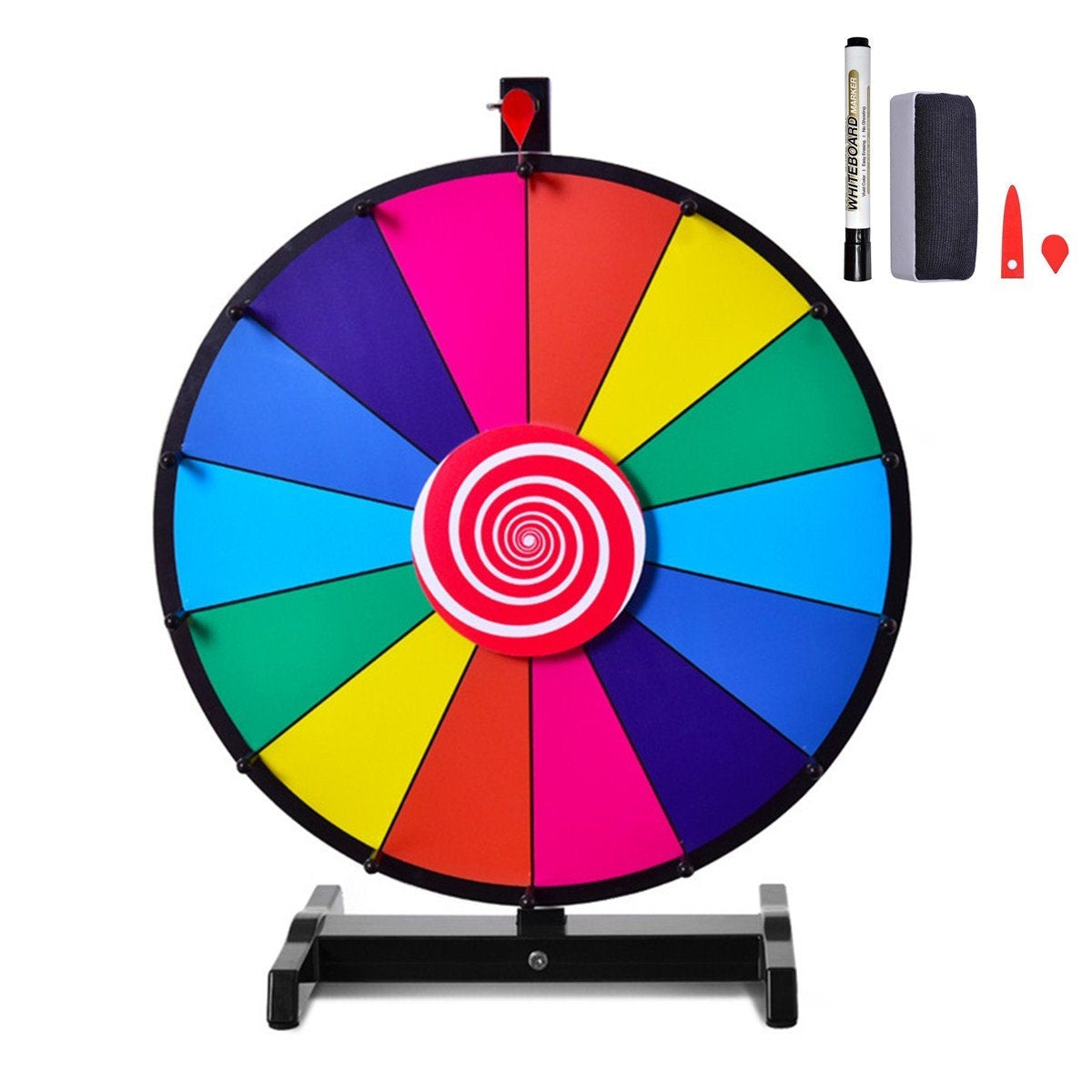 24" Wheel of Fortune Toy Color Wheel Games for Lottery Games Word Games φ60cm