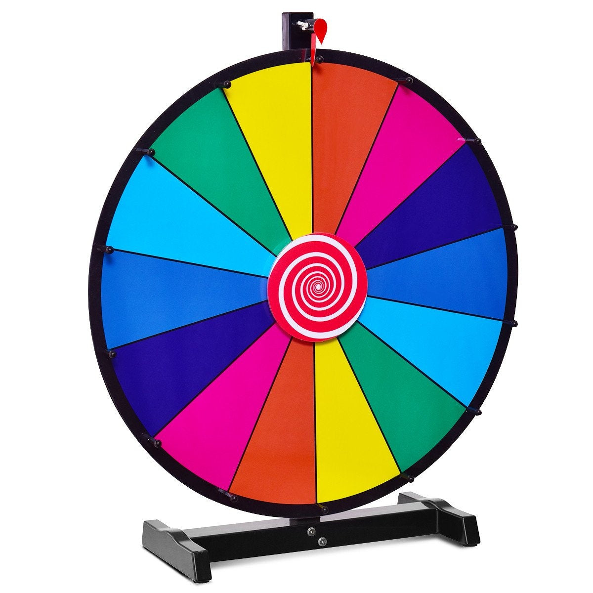 24" Wheel of Fortune Toy Color Wheel Games for Lottery Games Word Games φ60cm